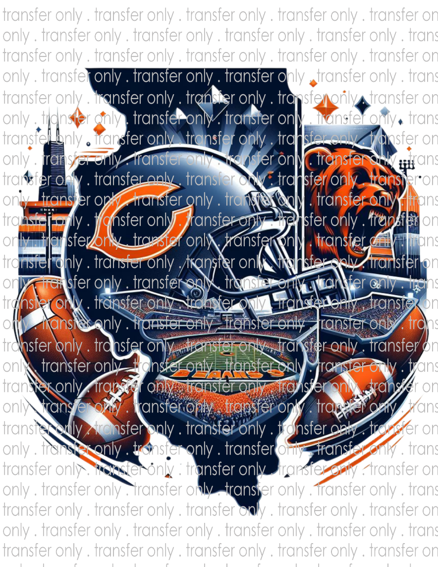 Pro Team - Waterslide, Sublimation Transfers