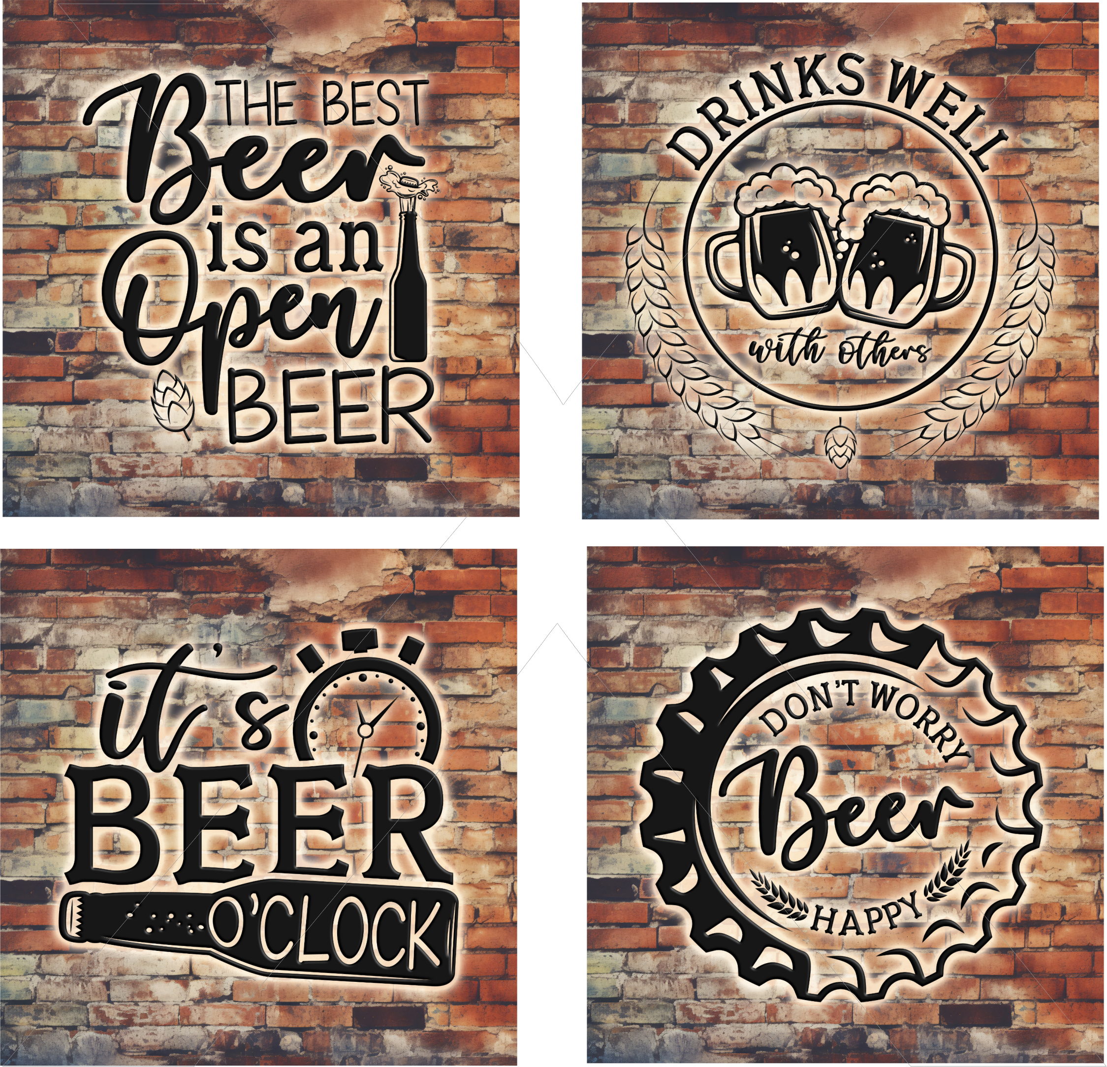 Beer Fan - Square Sublimation Sheet