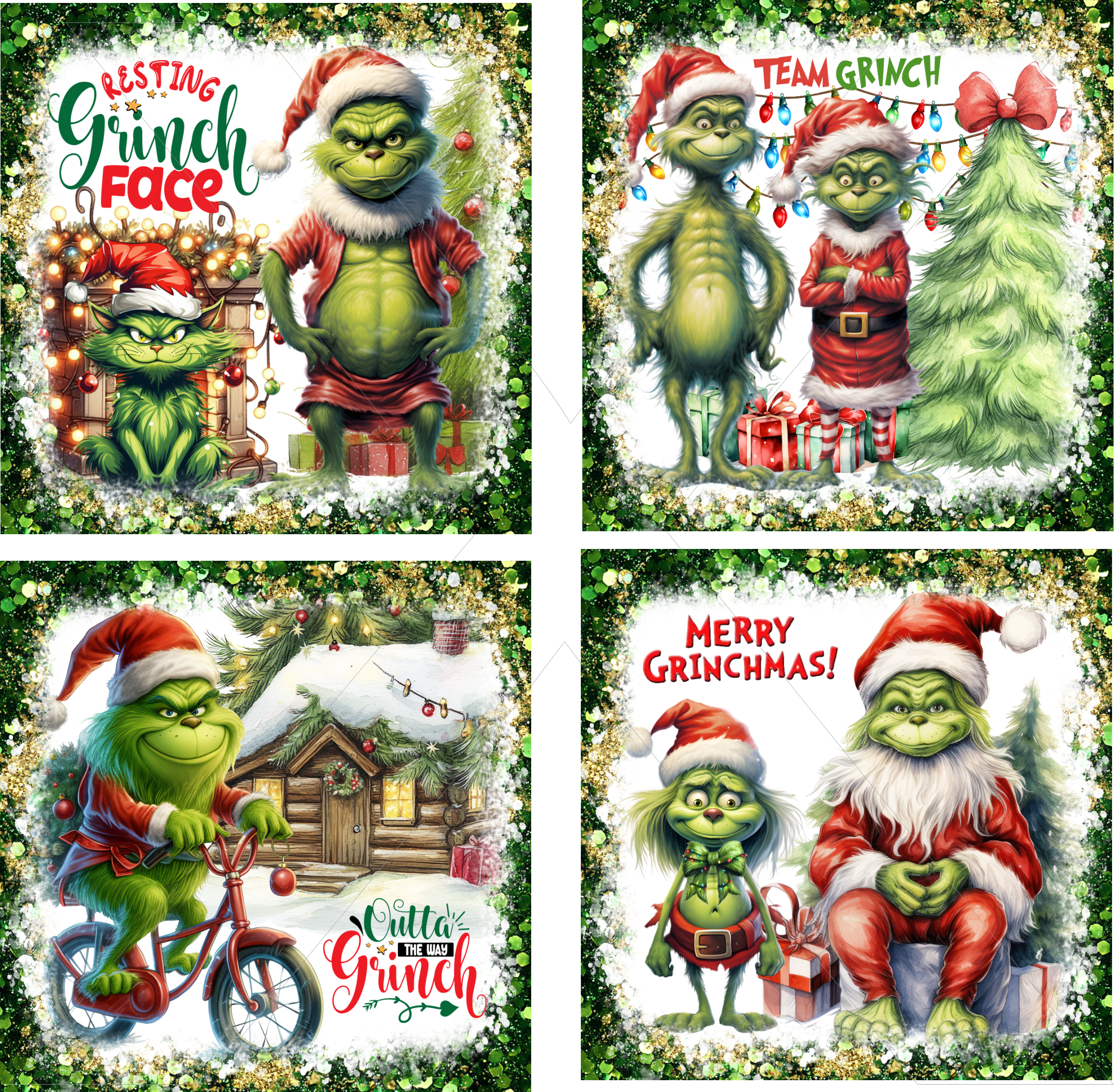 Christmas Character - Square Sublimation Sheet