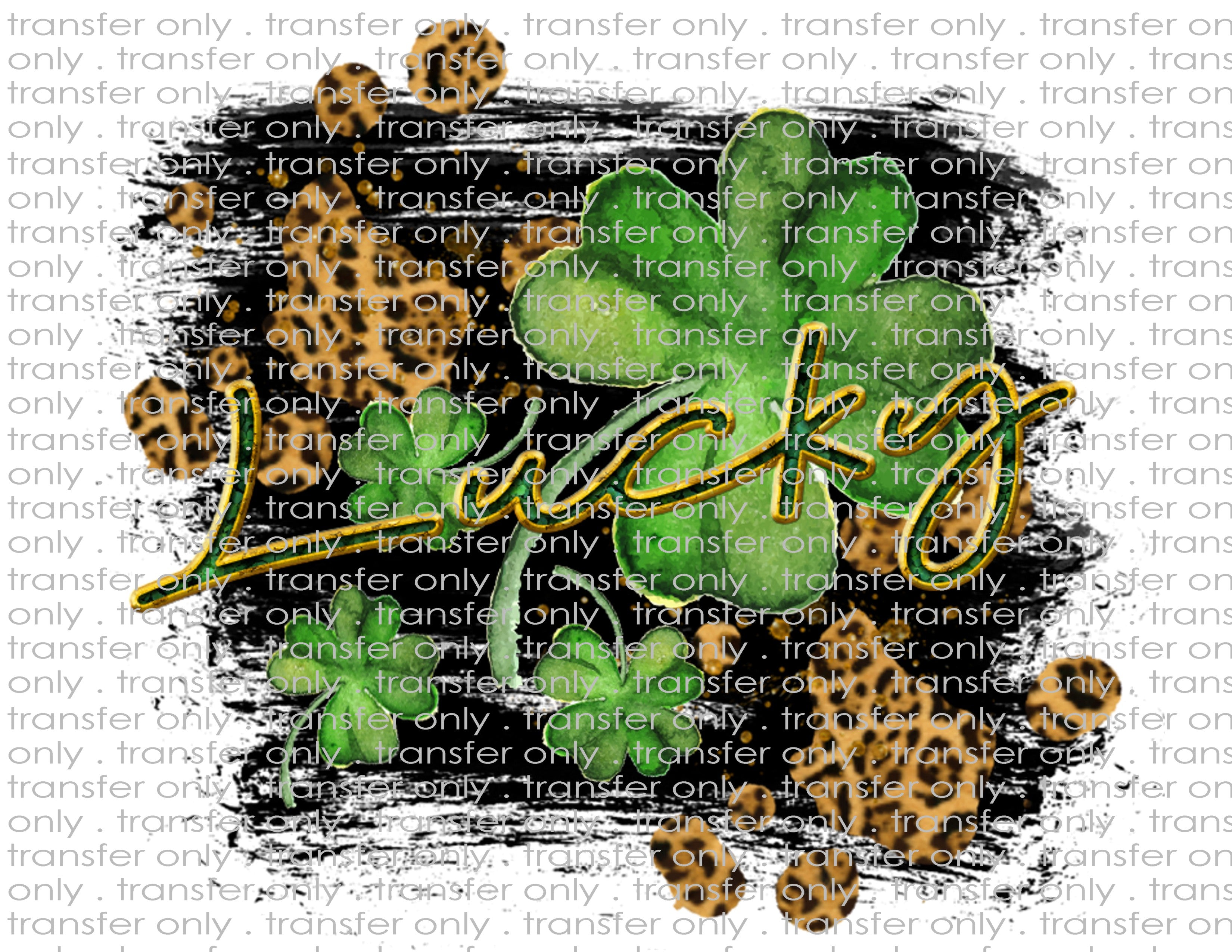 St. Patricks' Day Clover - Waterslide, Sublimation Transfers