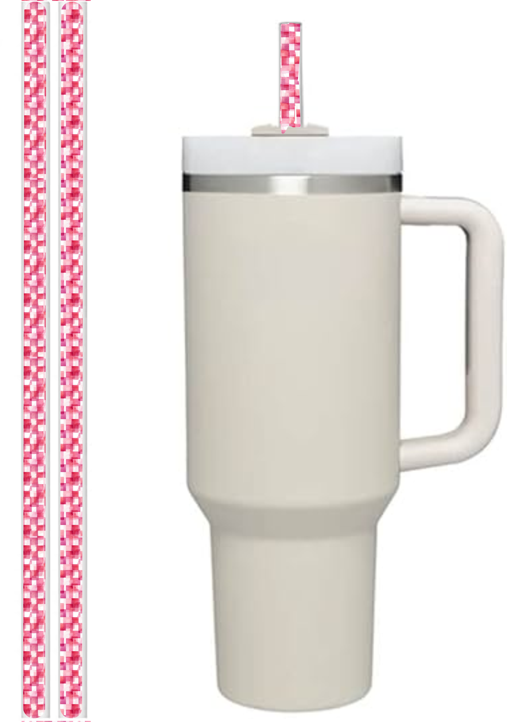 Red Geometric Pattern - Sublimation Transfers