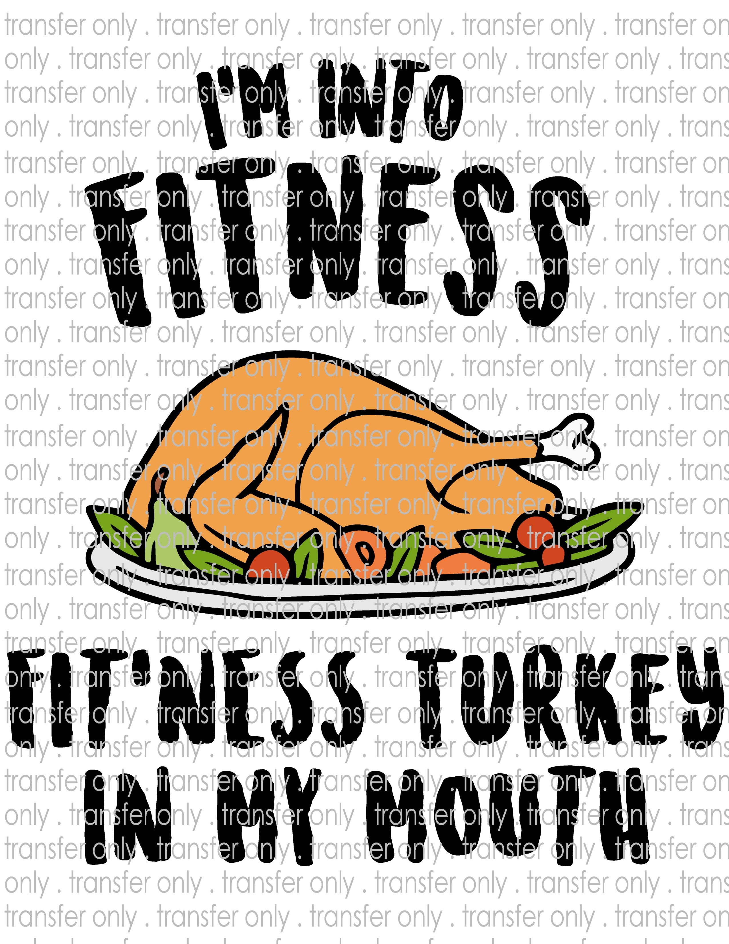 Thanksgiving Fitness - Waterslide, Sublimation Transfers