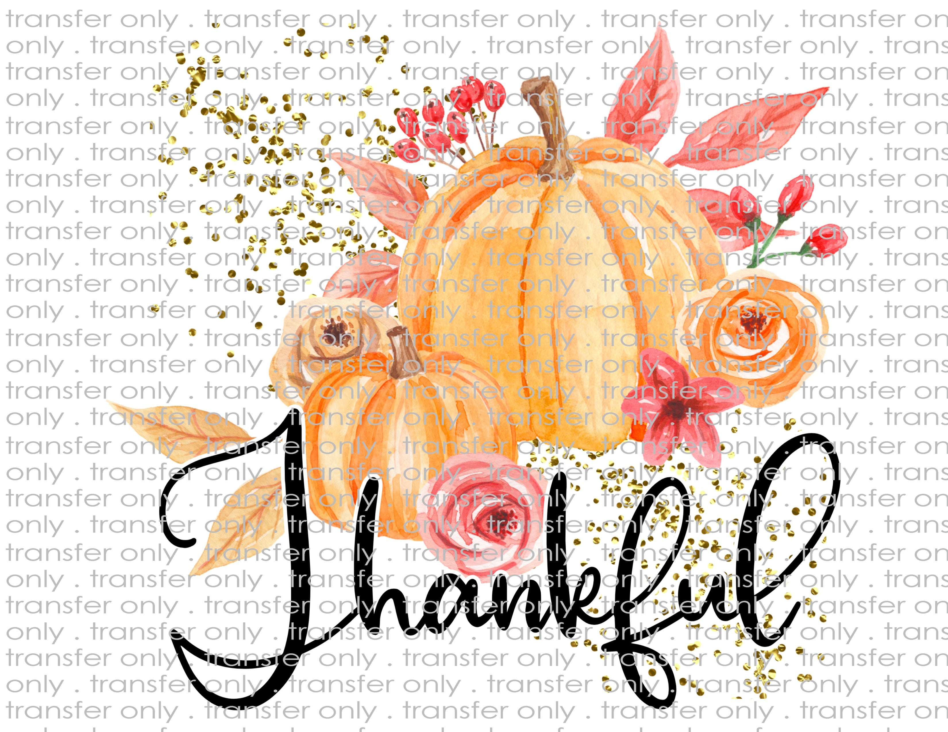 Waterslide, Sublimation Transfers - Thanksgiving
