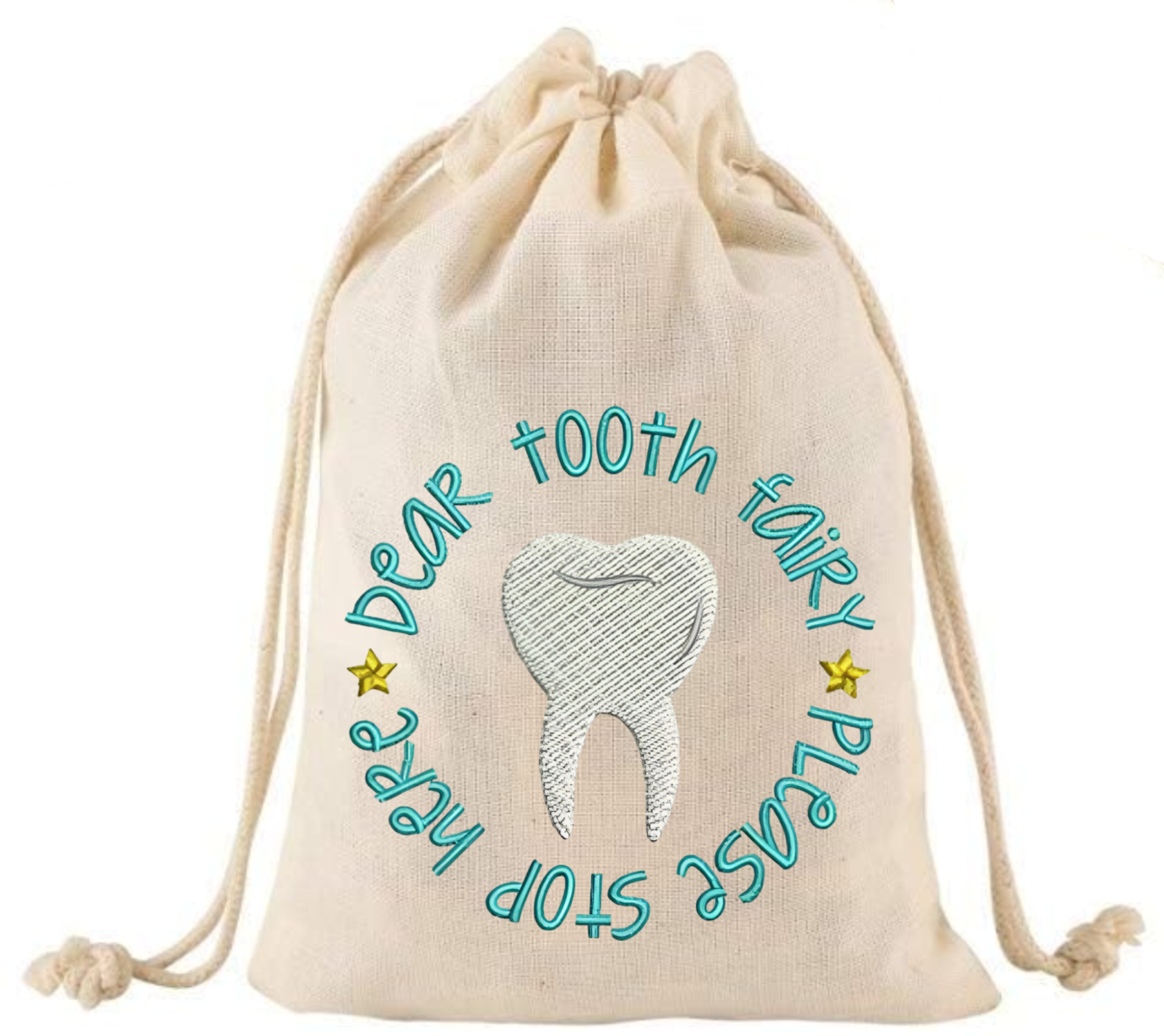 Dear Tooth Fairy Please Stop Here - DTF Transfer