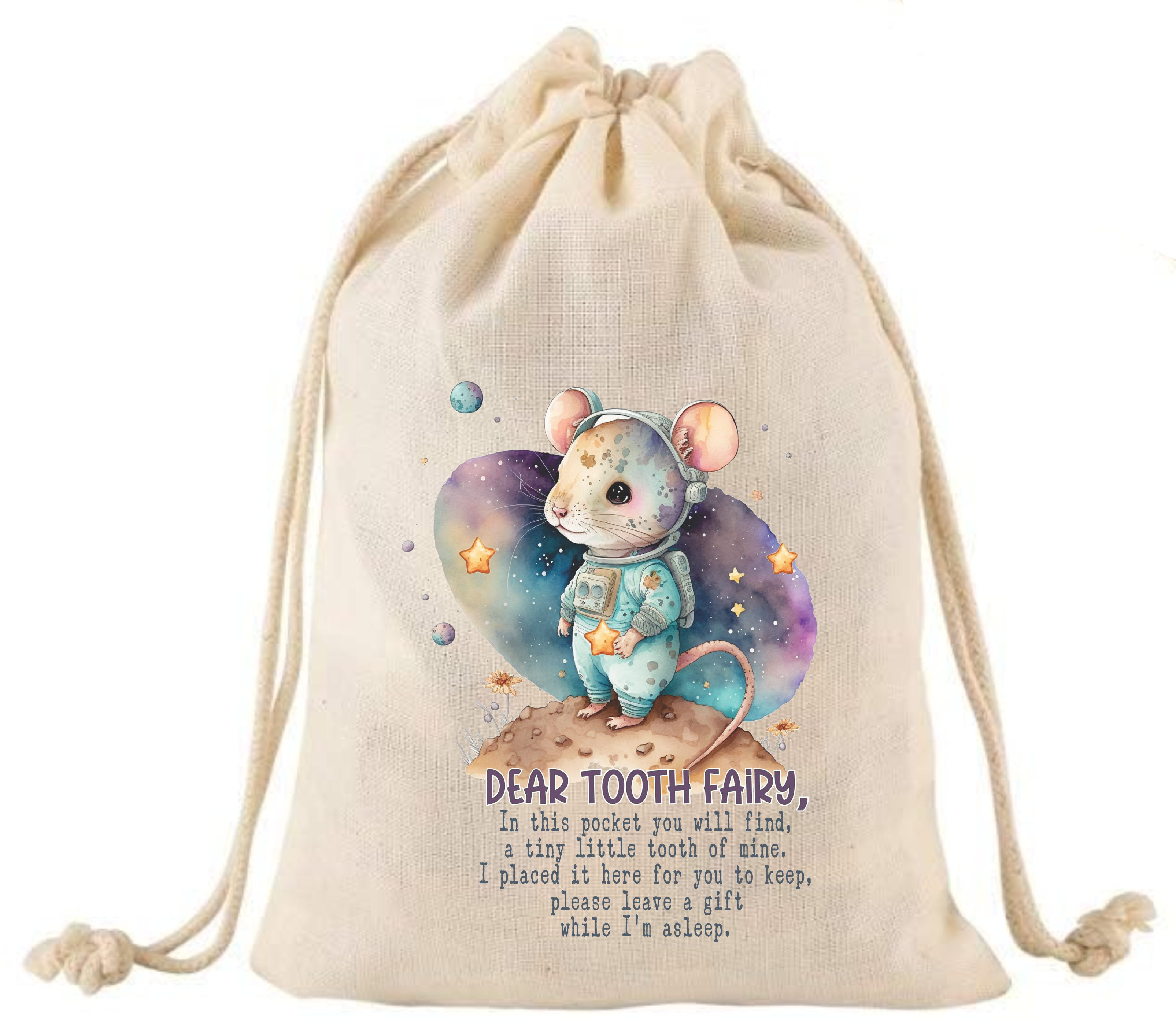 Tooth Fairy Mouse  - DTF Transfer