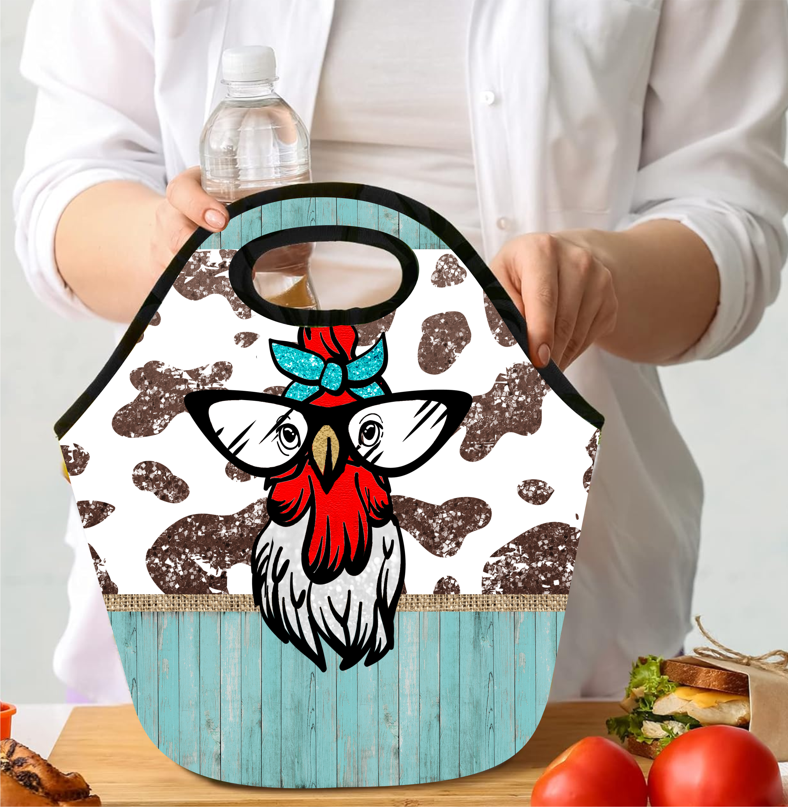 Chicken - Lunch Tote - Sublimation Transfer