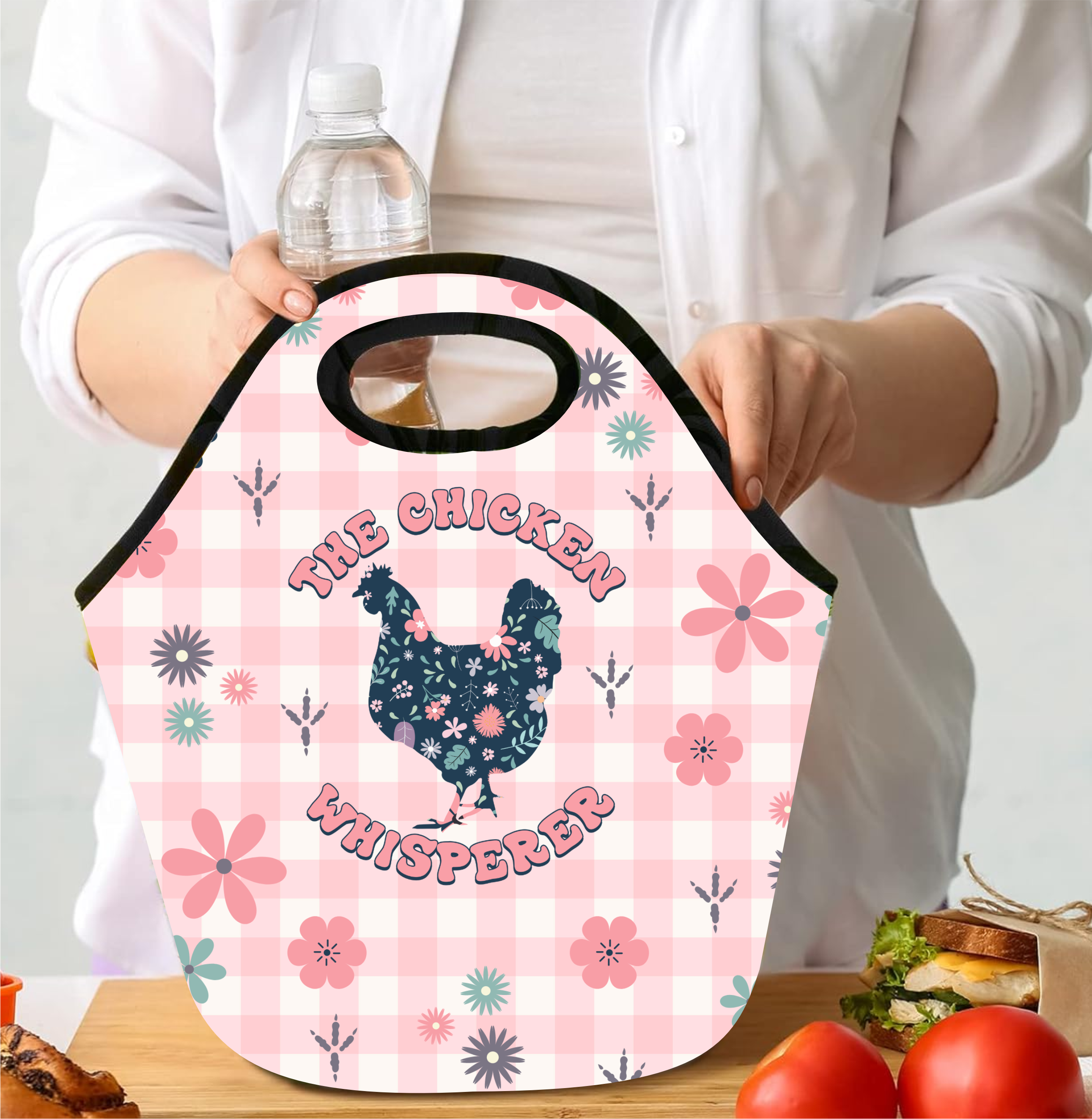The Chicken Whisperer - Lunch Tote - Sublimation Transfer