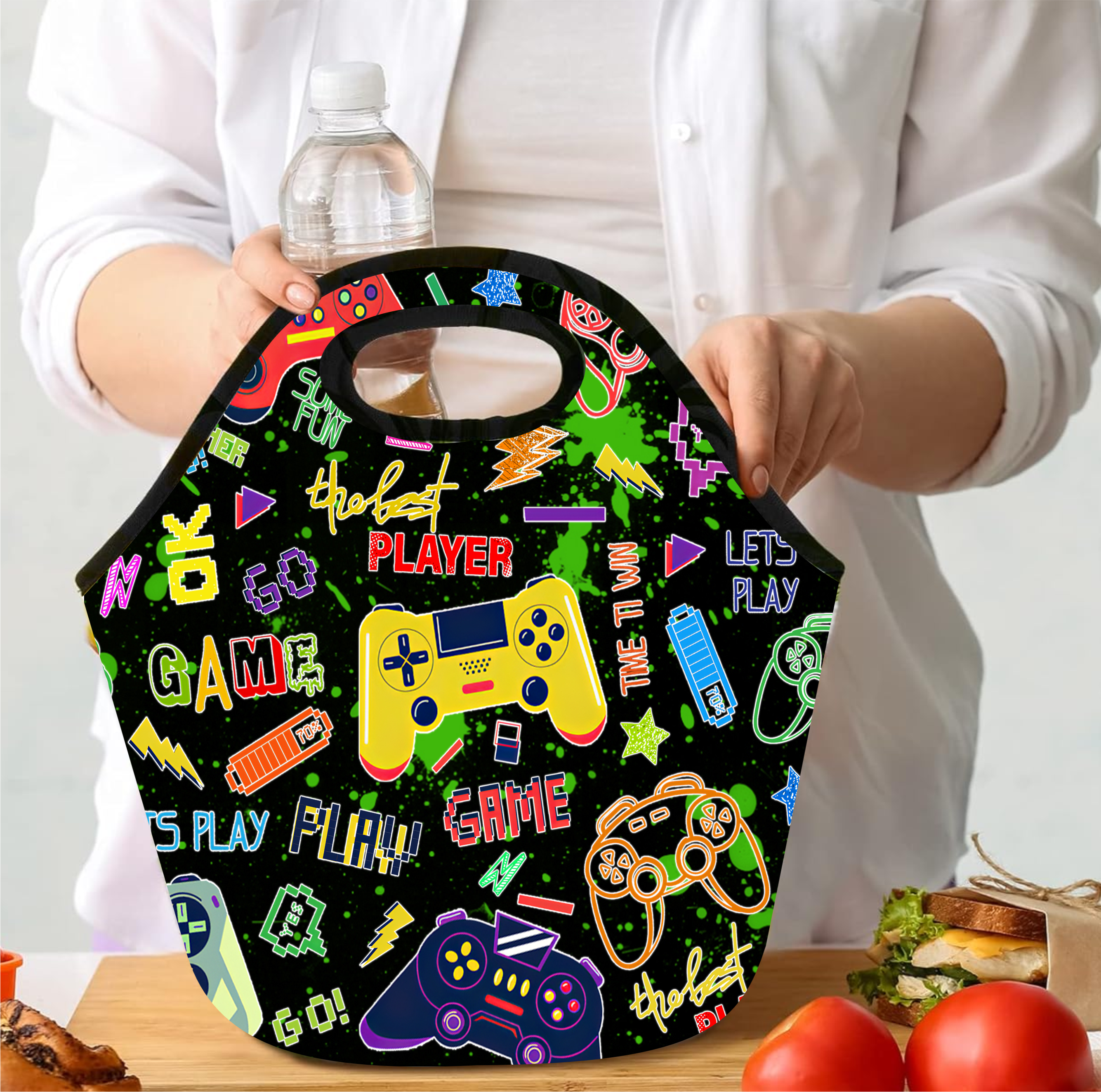 Gamer - Lunch Tote - Sublimation Transfer