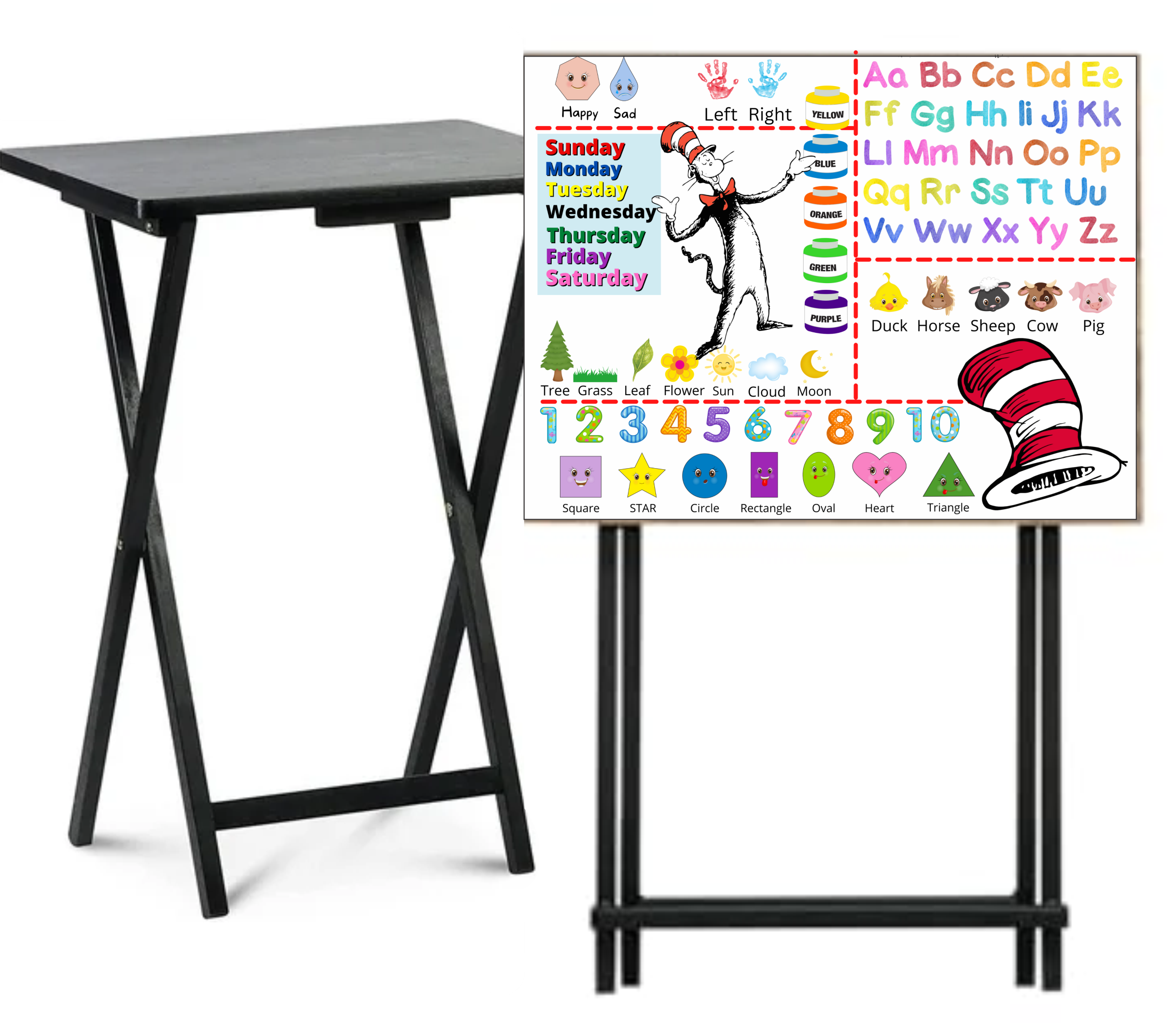 Learning Board - Tray Table Wrap - Permanent