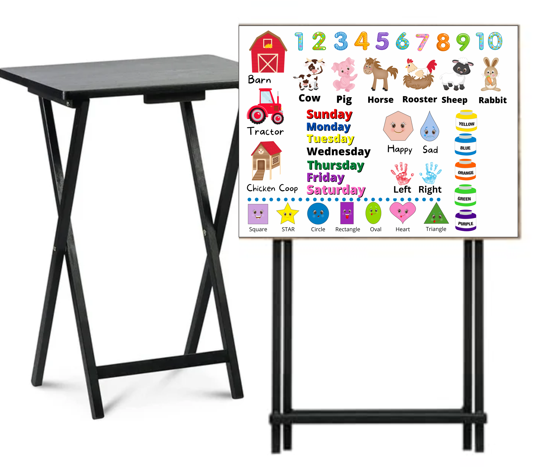 Learning Board - Tray Table Wrap - Permanent