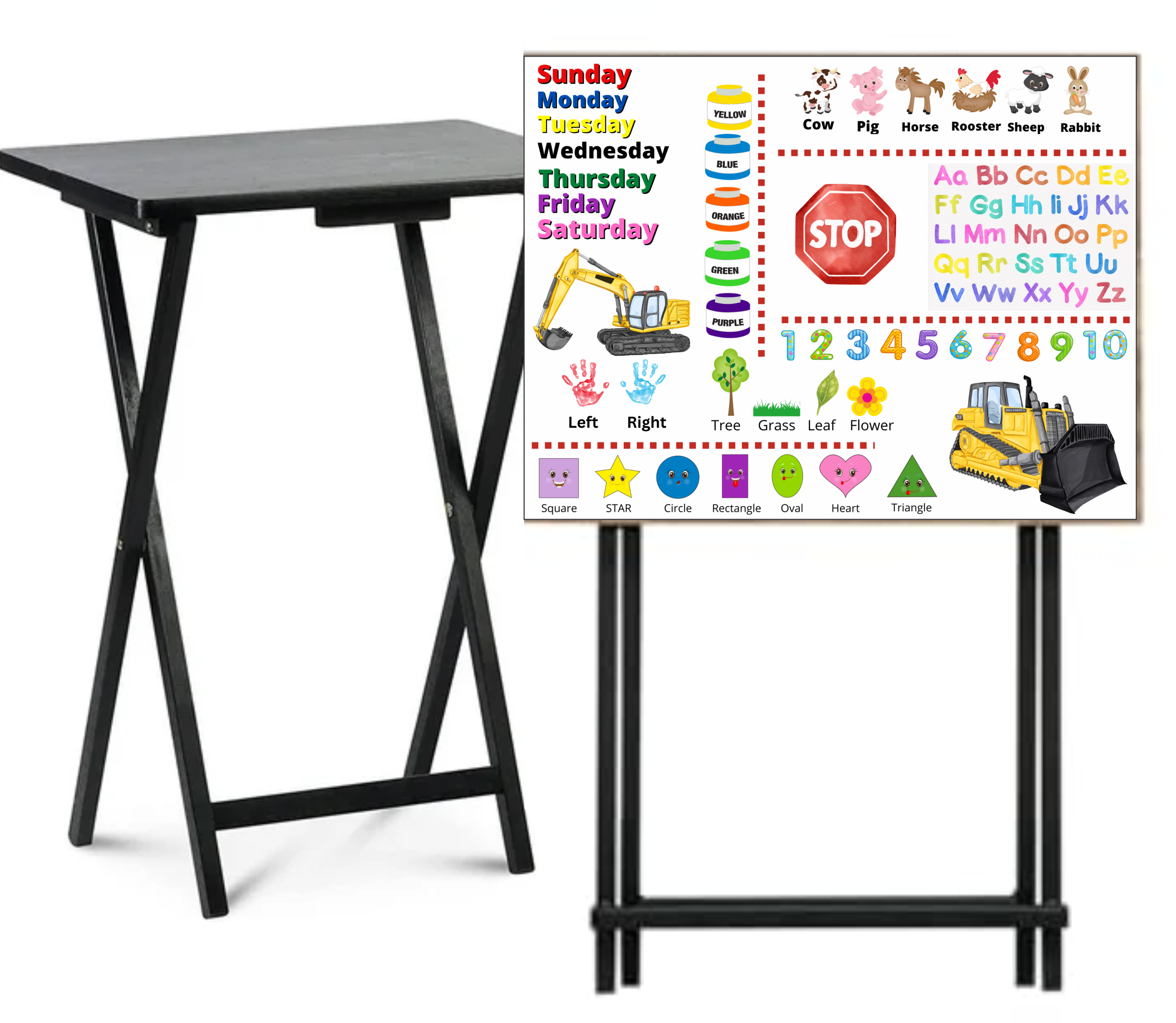 Learning Board - Tray Table Wrap - Permanent