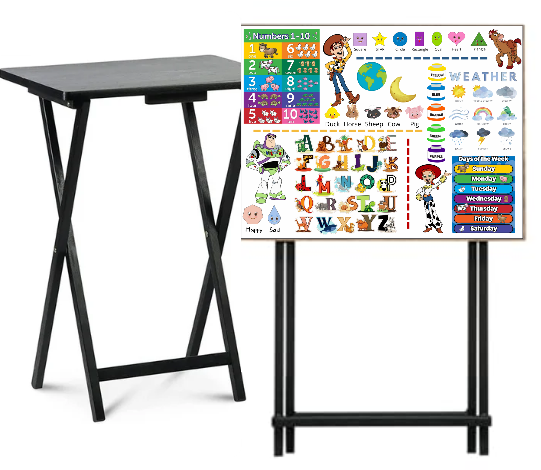 Learning Board - Tray Table Wrap - Permanent