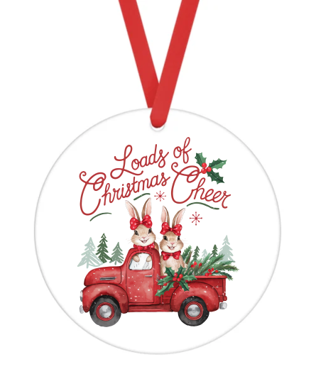 Loads Of Christmas Cheer - Christmas Ornament -  UV DTF Decals