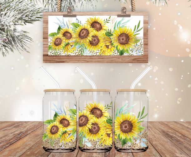 Sunflowers -  UV DTF Transfer Wraps