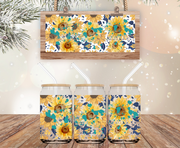 Sunflowers -  UV DTF Transfer Wraps