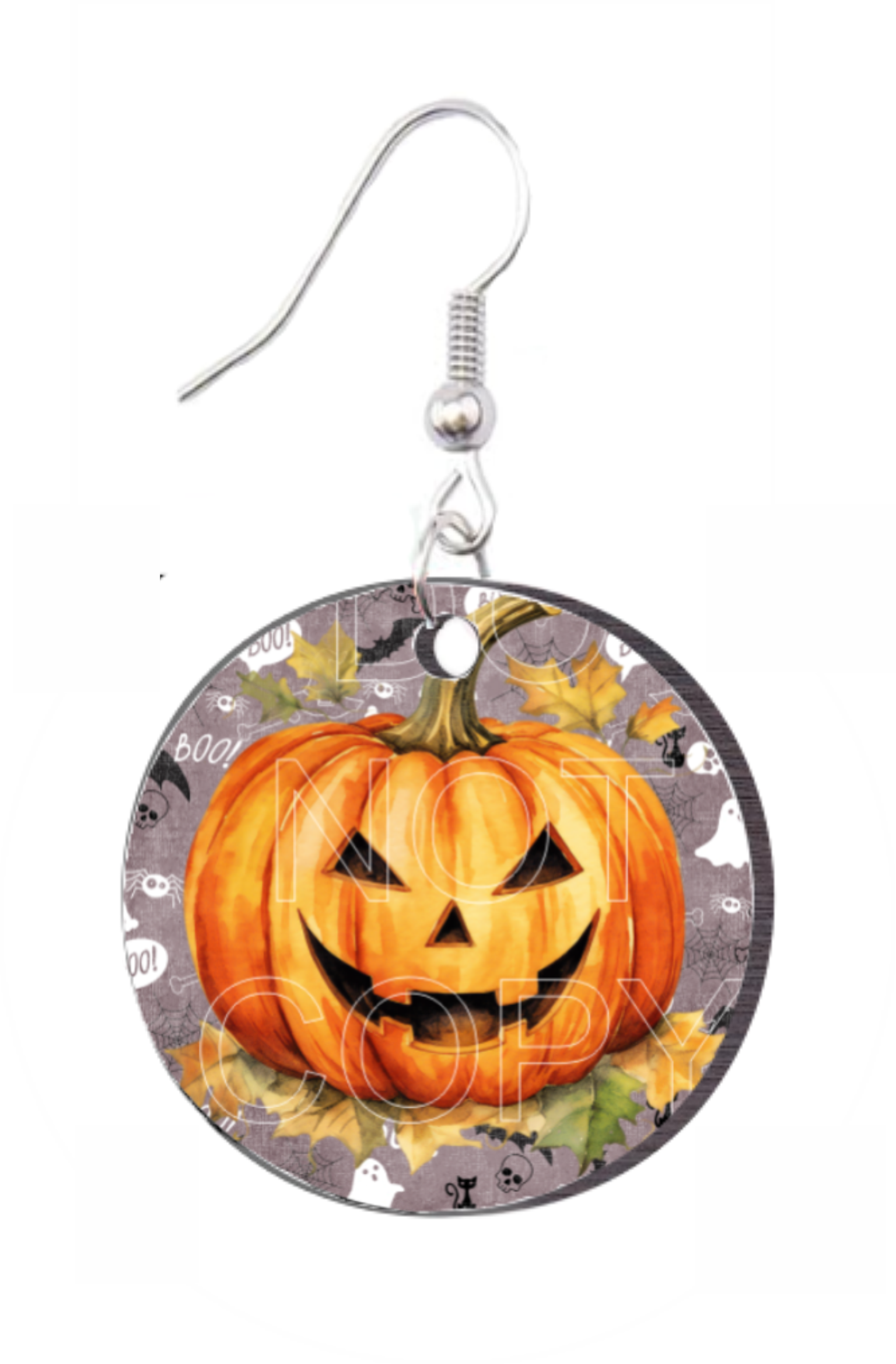 Halloween - Round Earring Design