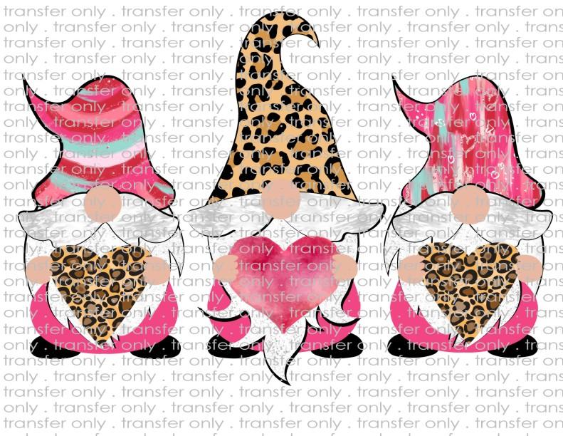 Valentine's Gnomes - Waterslide, Sublimation Transfers