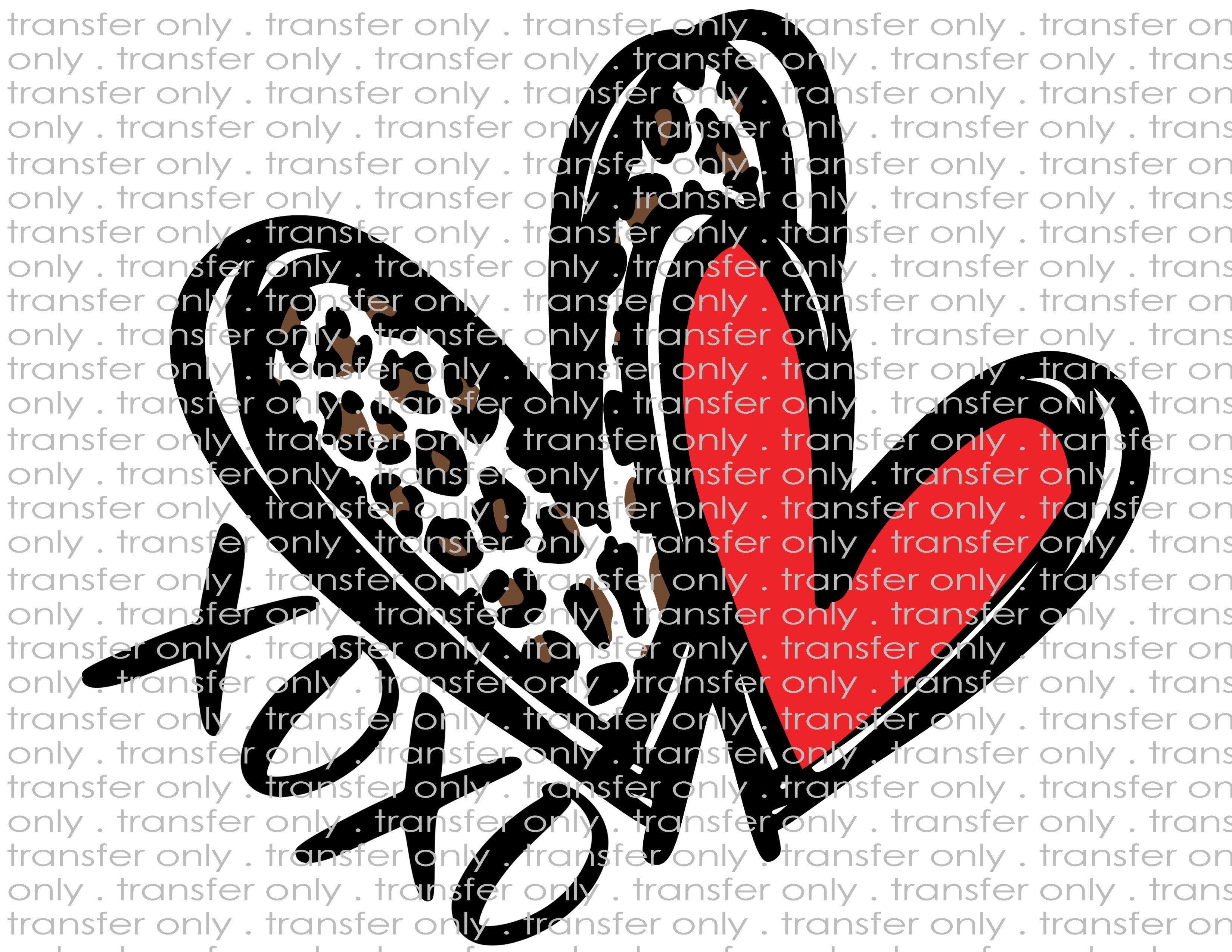 XOXO Leopard - Waterslide, Sublimation Transfers