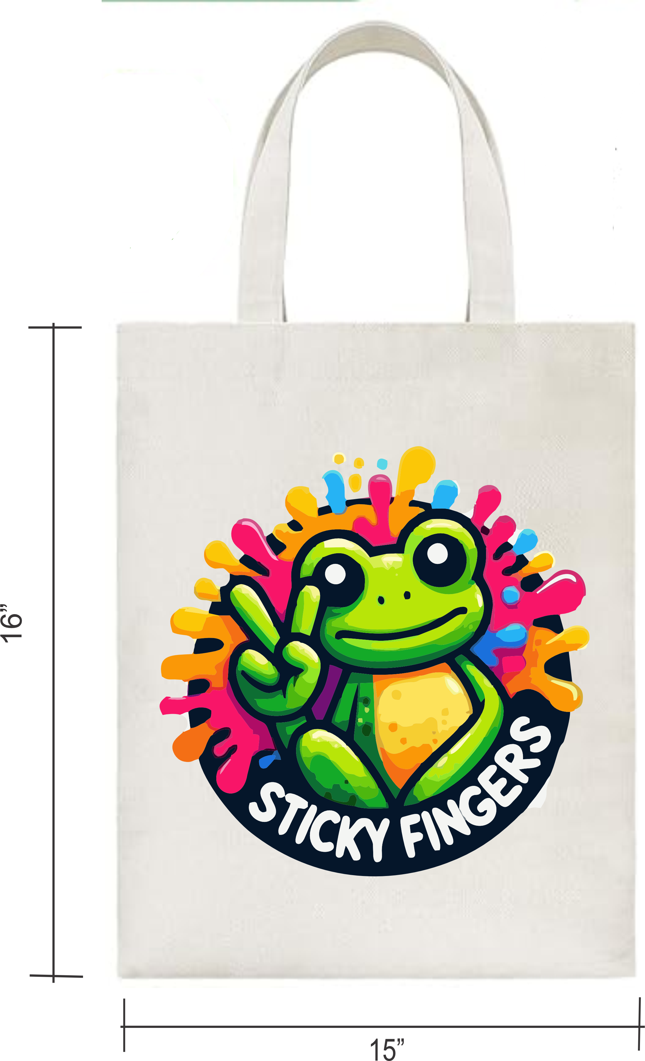 15" x 16" - Heavy Duty Tote Bag - Sublimation Blank