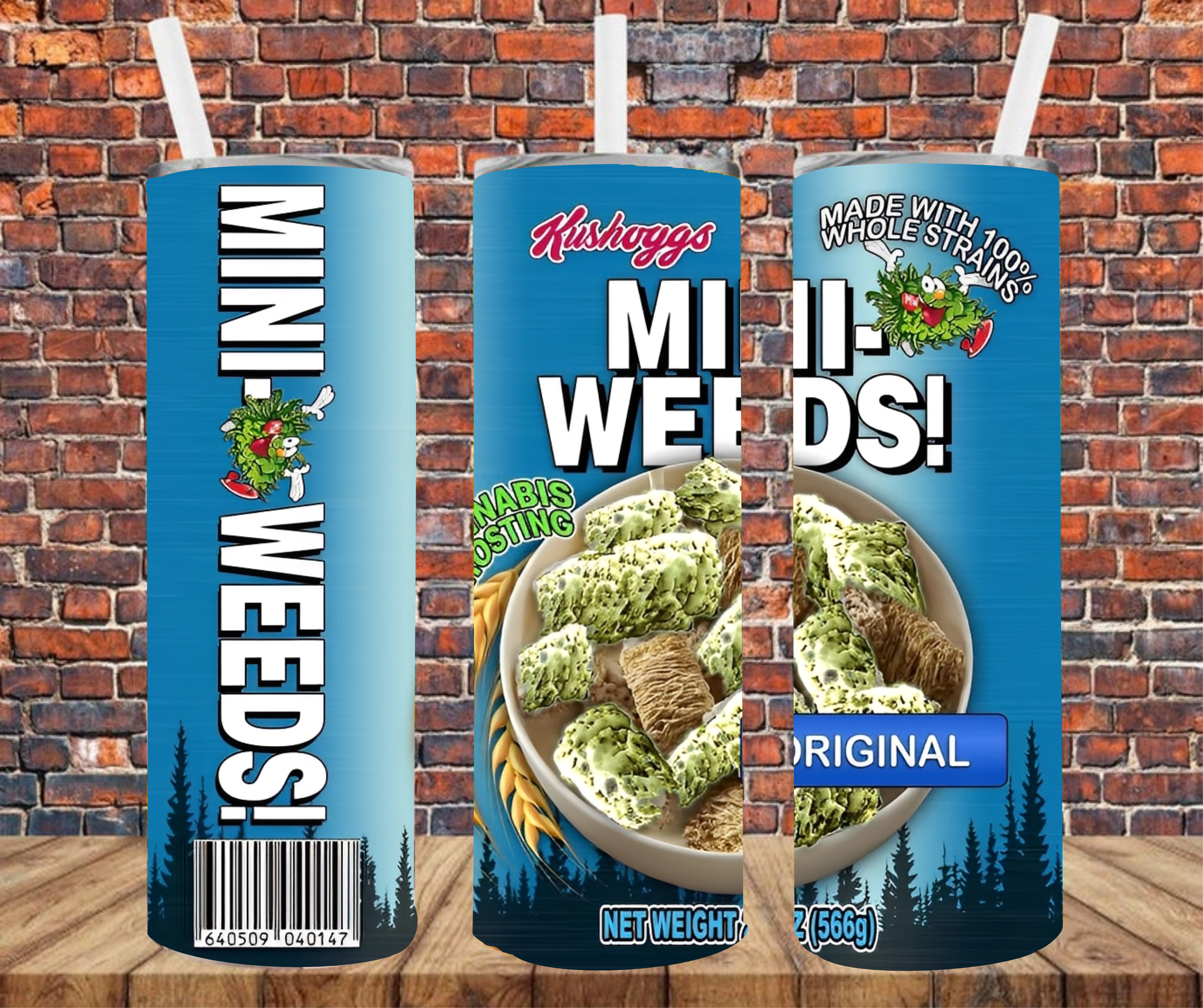 420 Mini Weeds - Tumbler Wrap - Sublimation Transfers