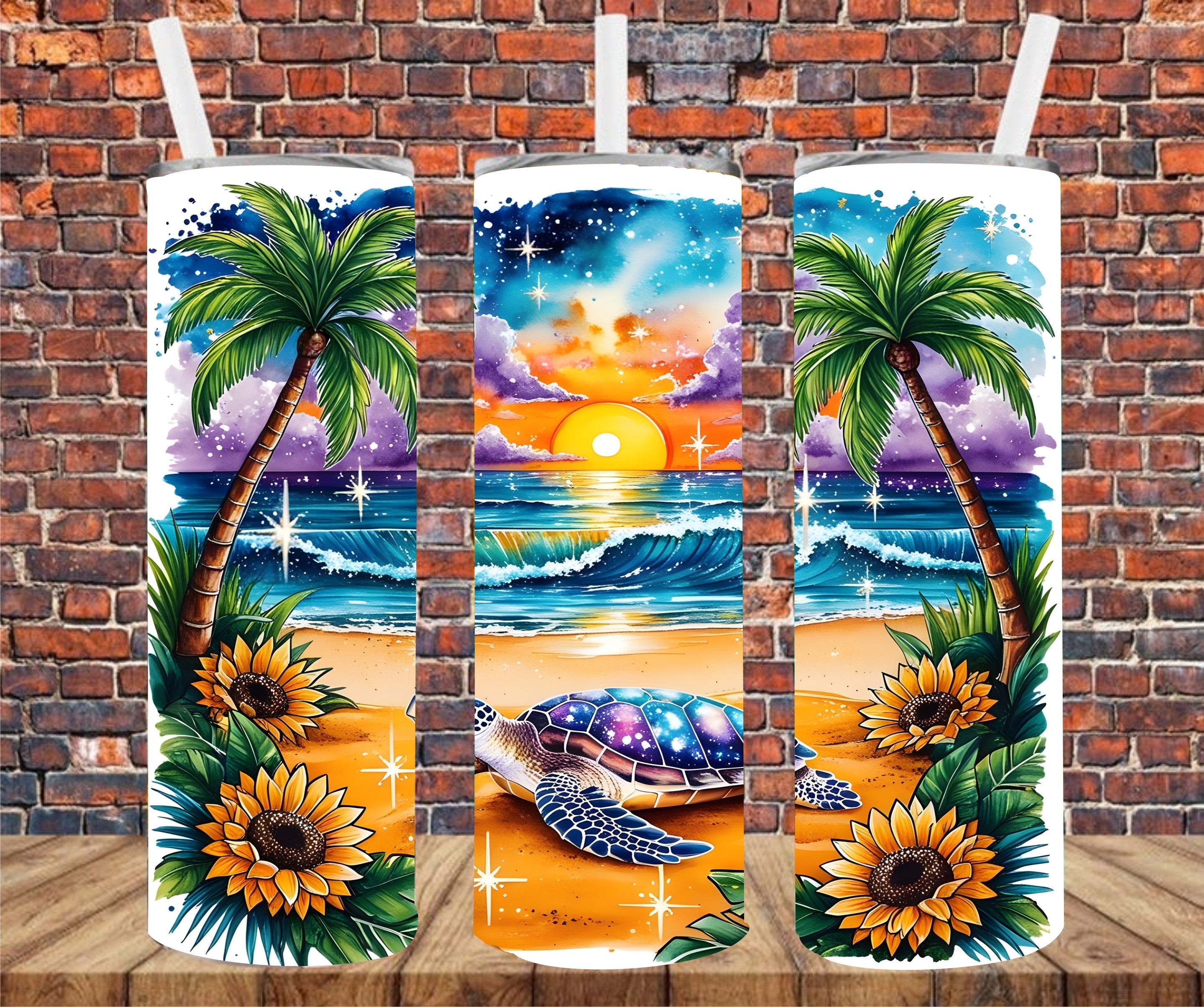 Sea Turtle - Tumbler Wrap - Sublimation Transfer