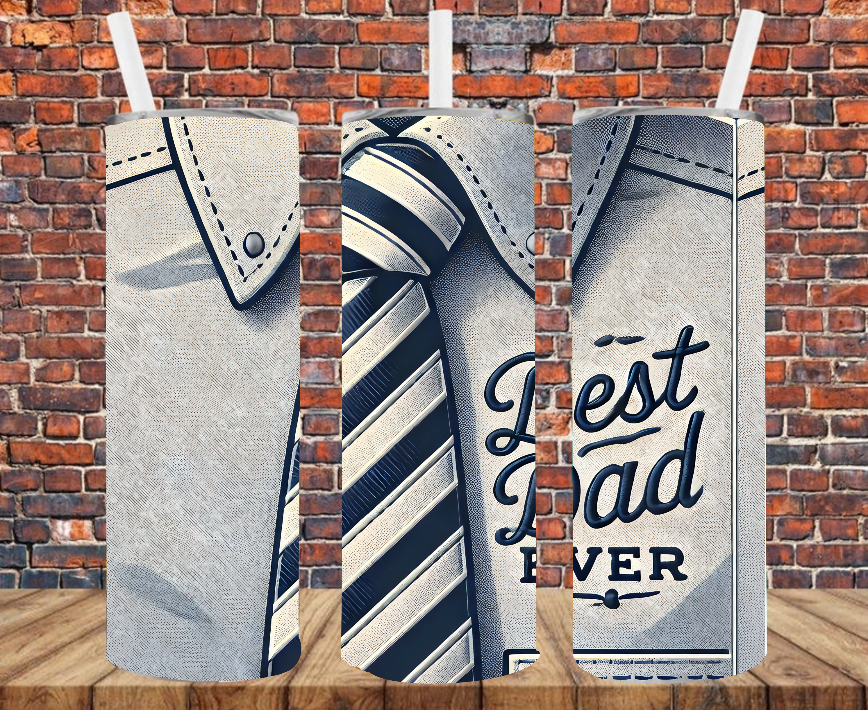 Best Dad Ever - Tumbler Wrap - Sublimation Transfer