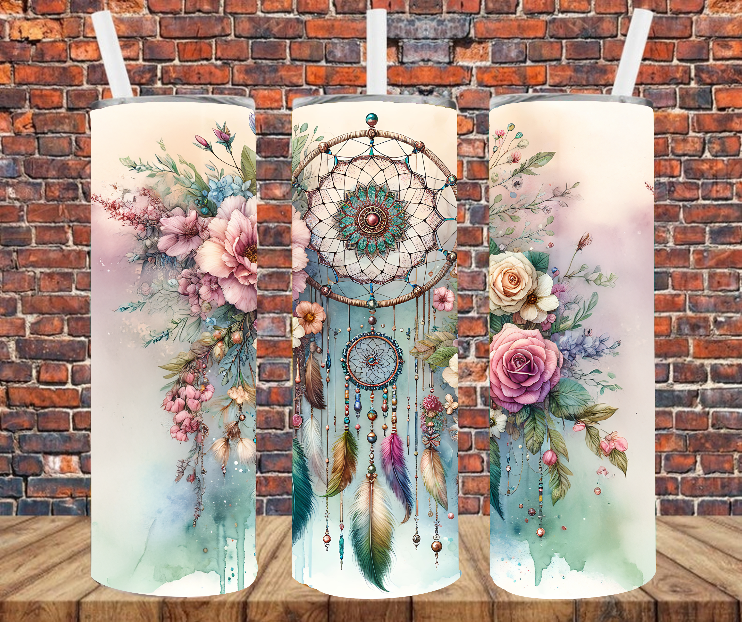 Boho Dream Catcher - Tumbler Wrap - Sublimation Transfers