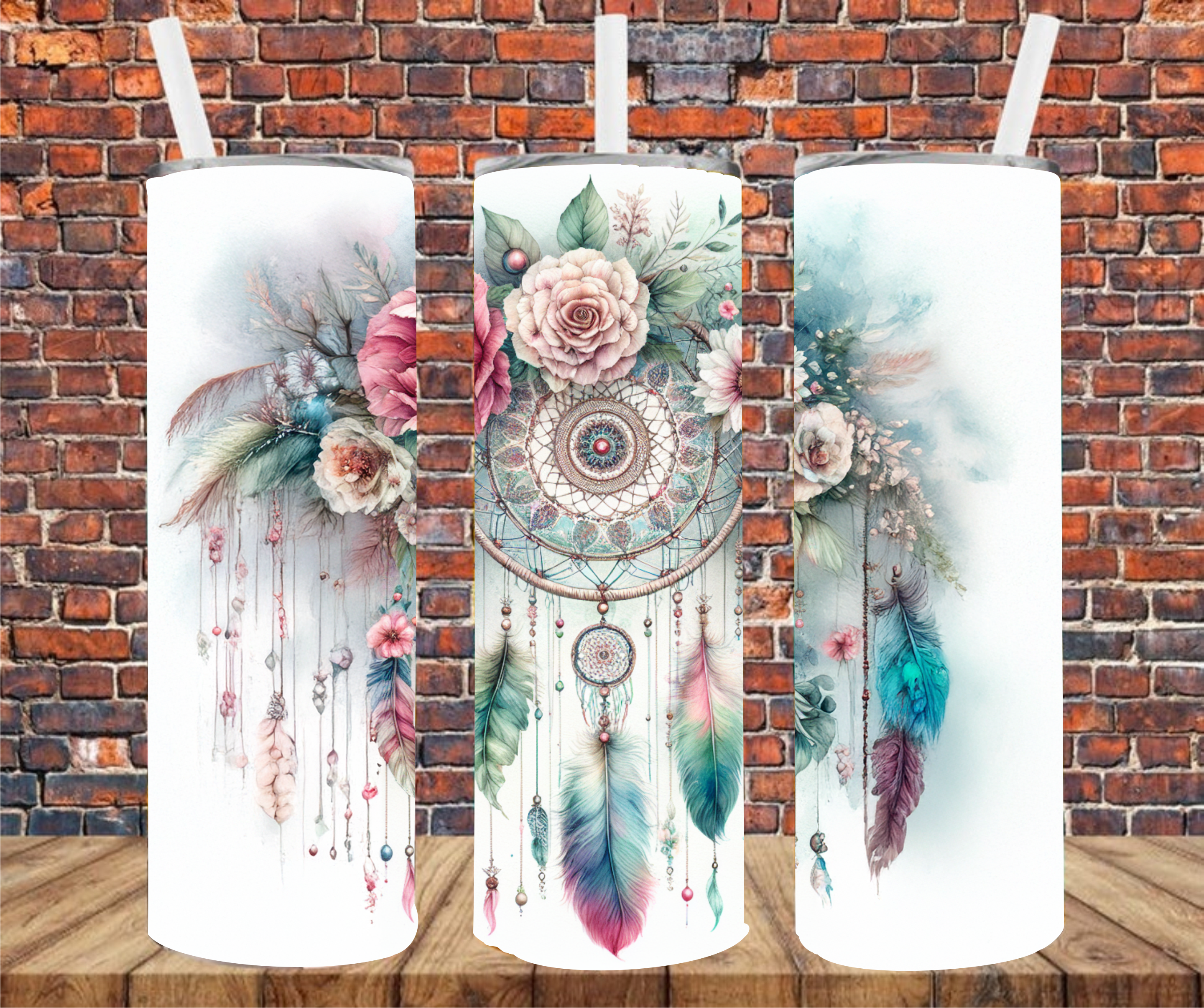 Boho Dream Catcher - Tumbler Wrap - Sublimation Transfers