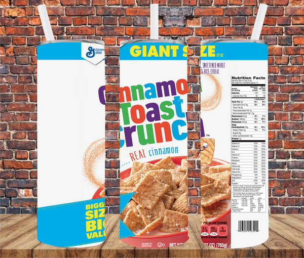 Cereal - Sublimation Tumbler Wrap