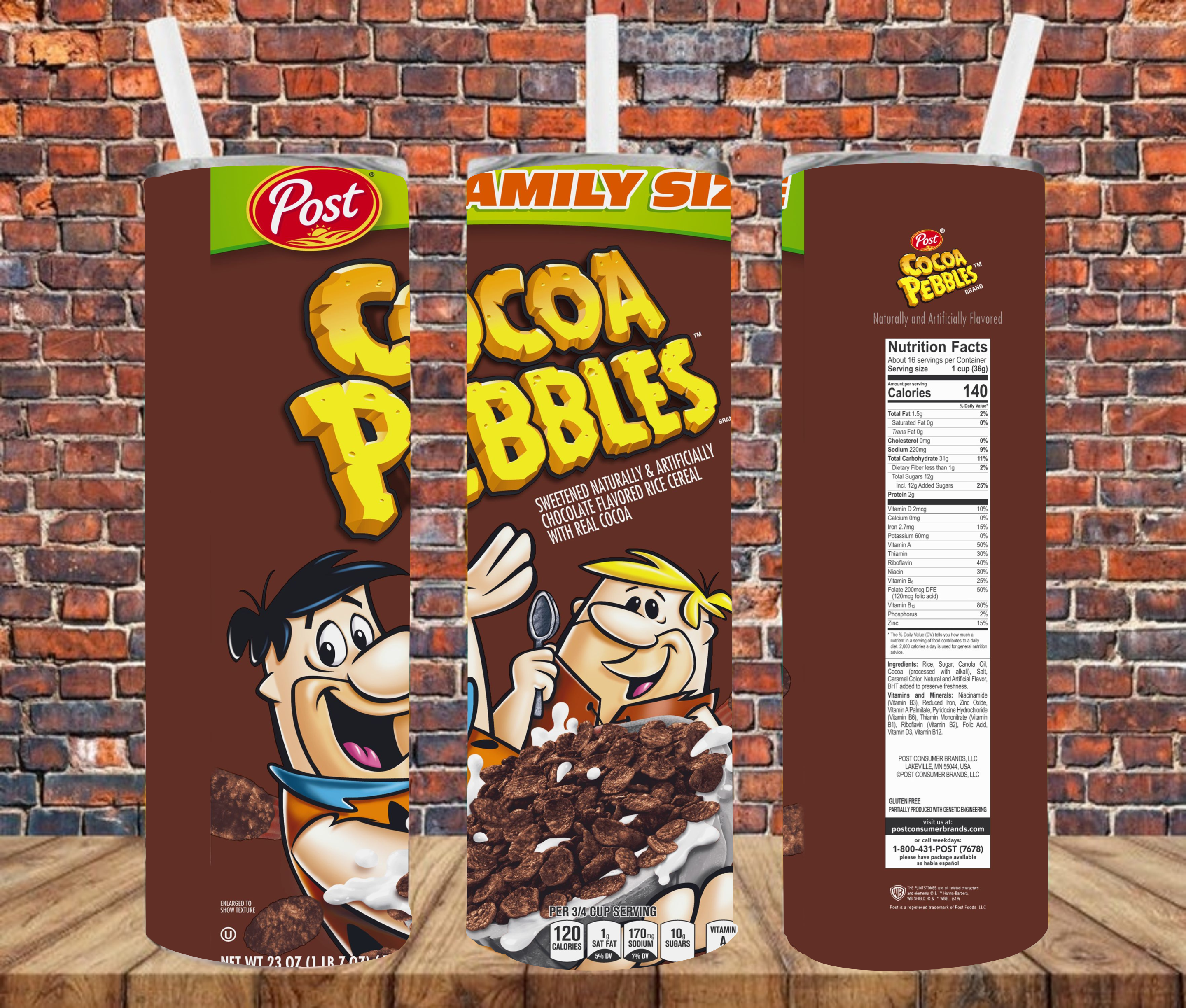 Cereal - Sublimation Tumbler Wrap