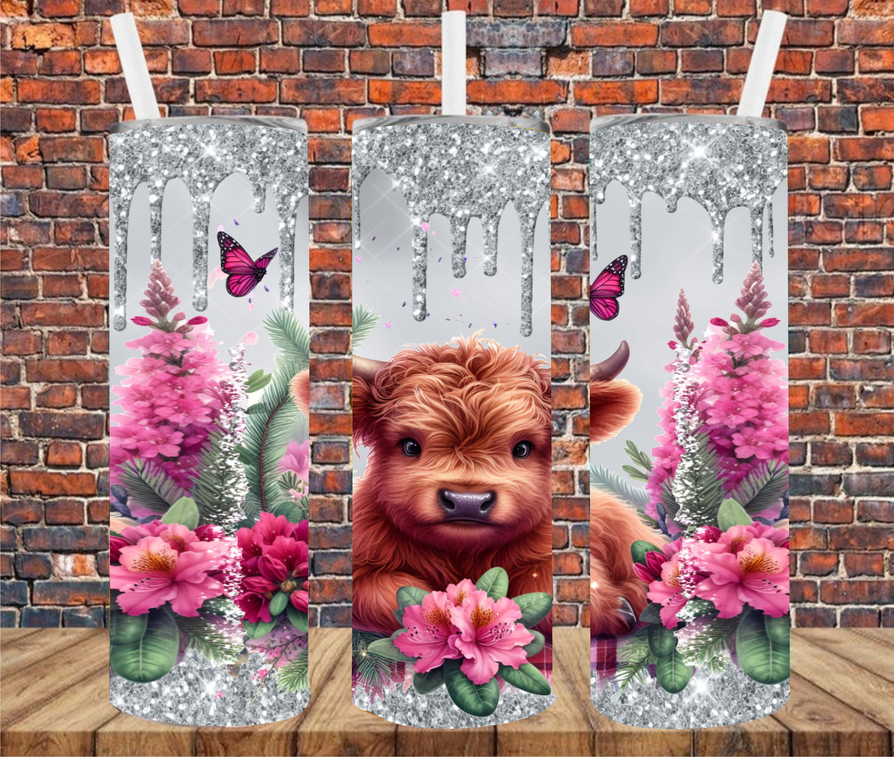 Country Cow - Tumbler Wrap - Sublimation Transfers