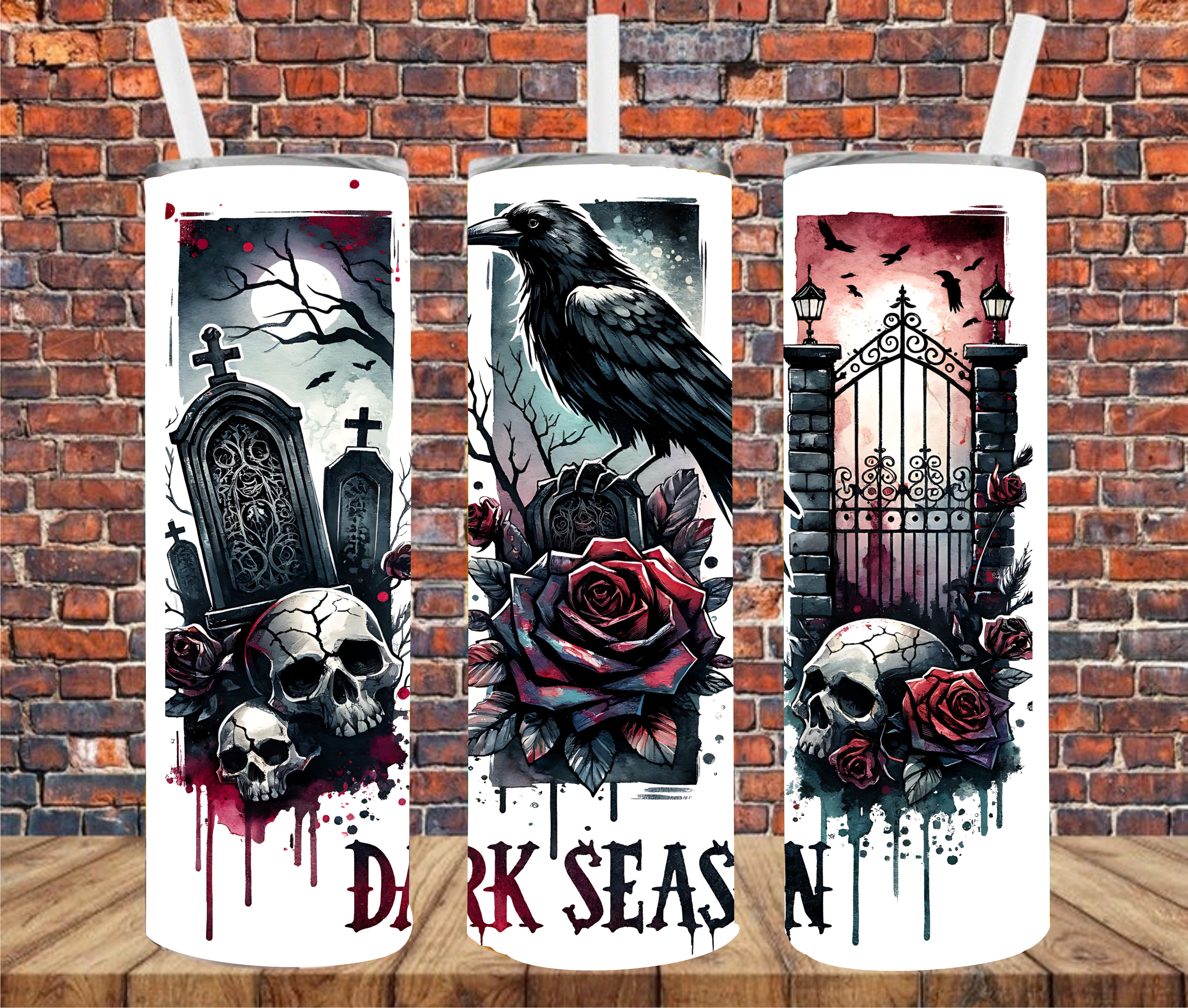 Dark Season - Sublimation Tumbler Wrap