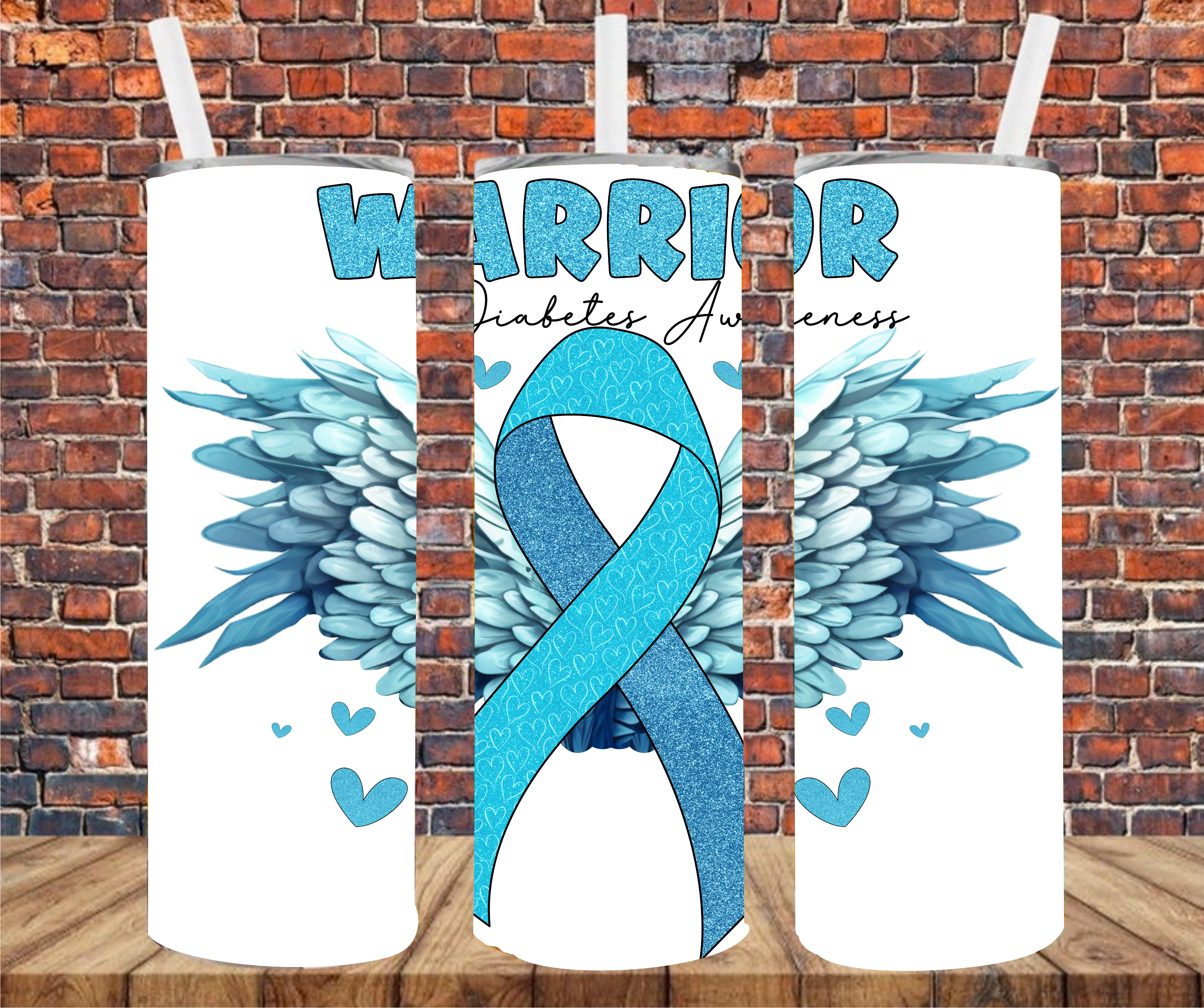 Diabetes Awareness - Tumbler Wrap - Sublimation Transfers