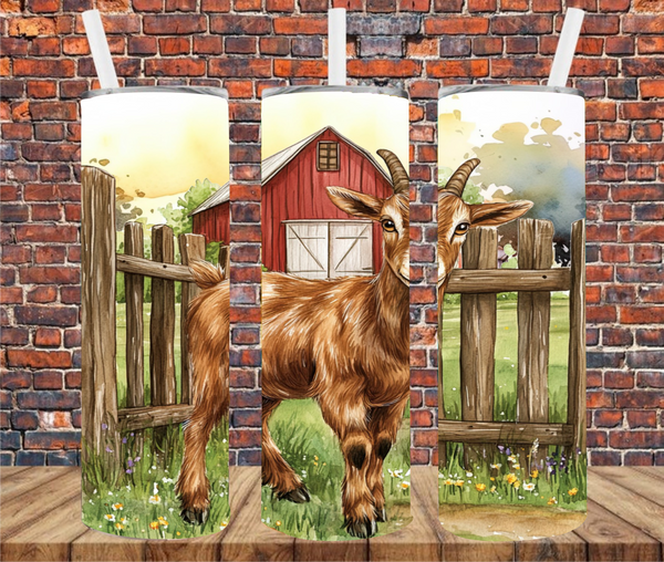 Country Goat - Tumbler Wrap - Sublimation Transfers