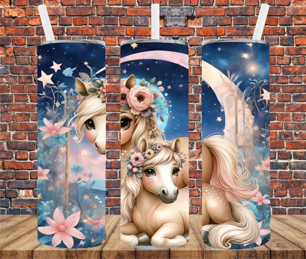 Horses - Tumbler Wrap - Sublimation Transfers