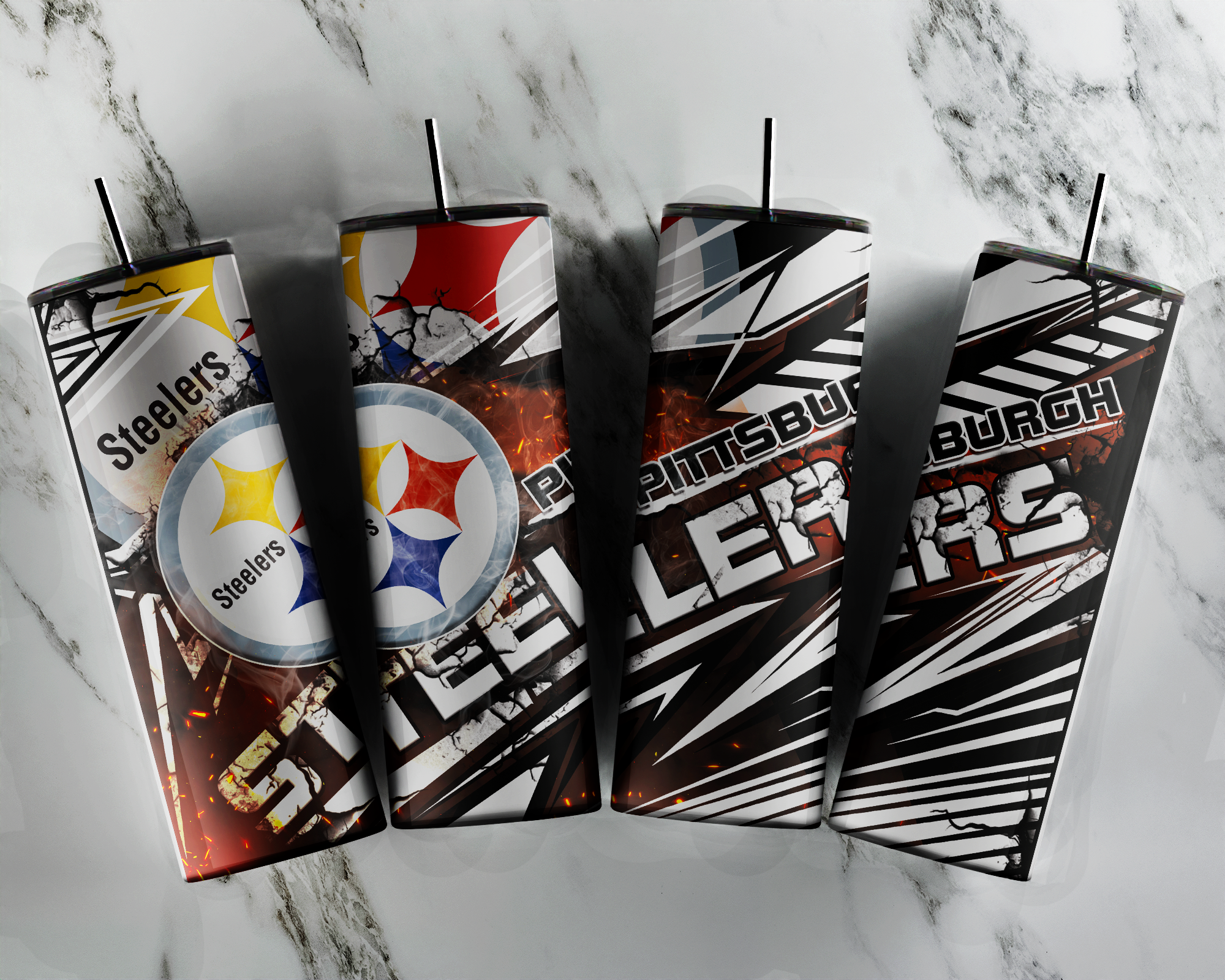 Pro Team Football - Tumbler Wrap Sublimation Transfers