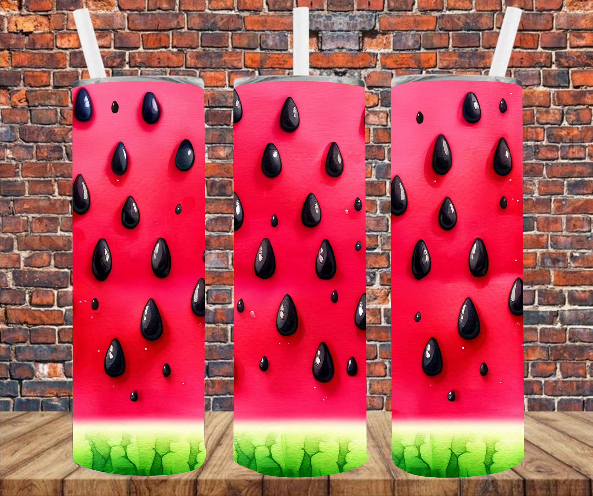 Watermelon - Tumbler Wrap - Sublimation Transfer