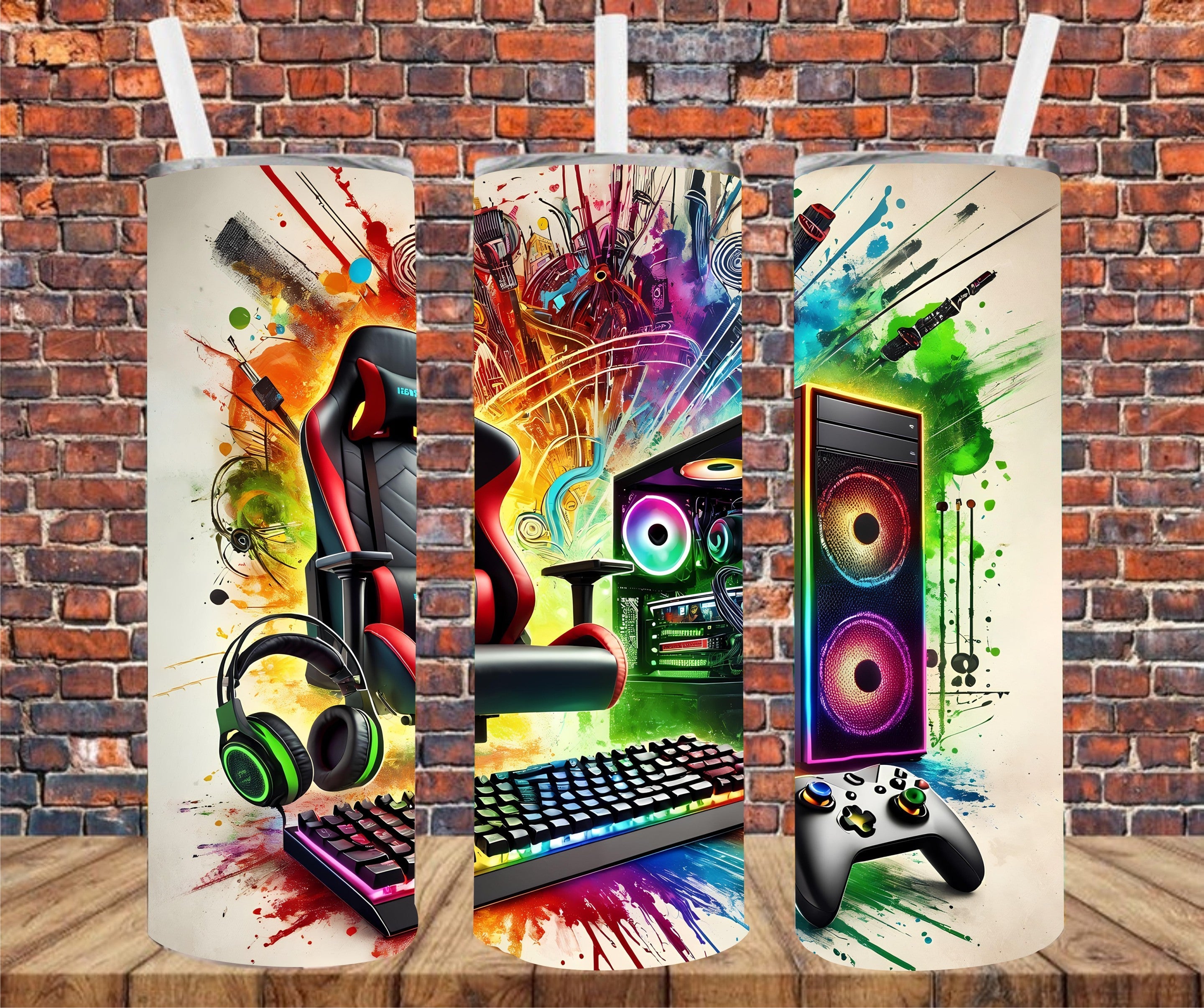 Gamer System - Tumbler Wrap - Sublimation Transfer