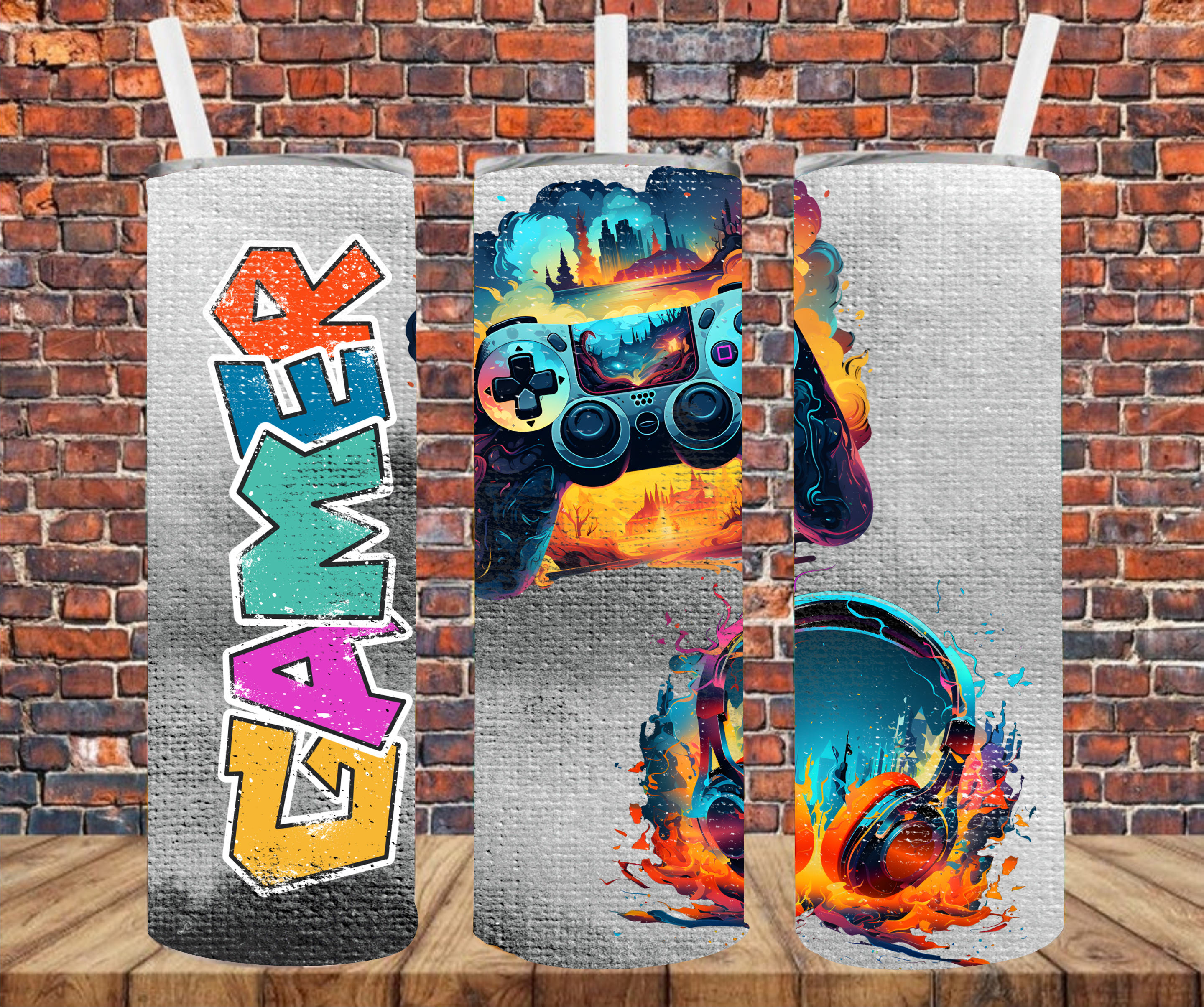 Gamer - Tumbler Wrap - Sublimation Transfer