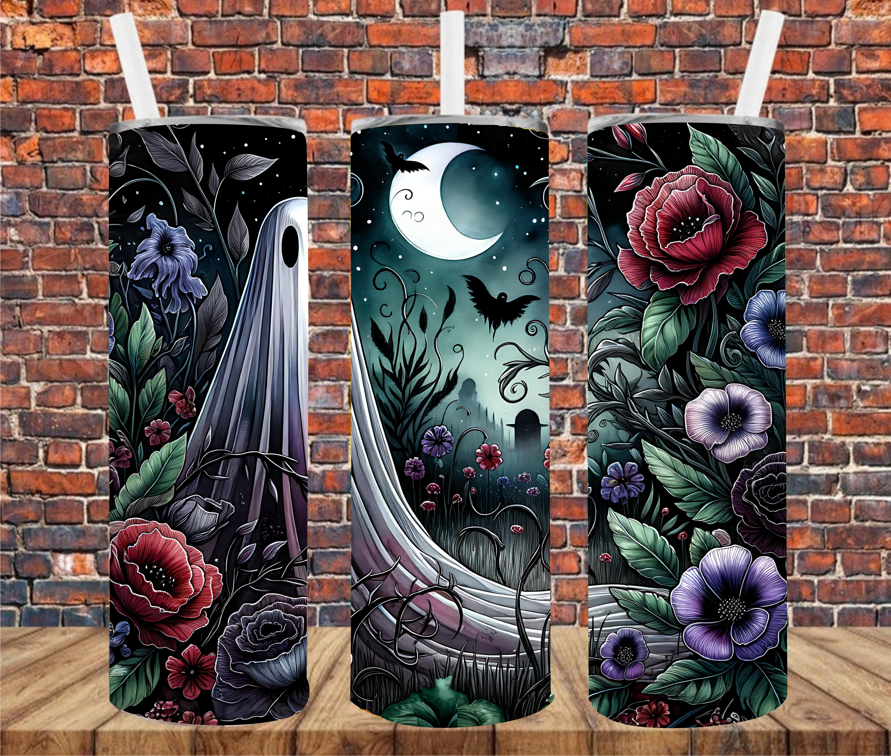 Halloween Ghost - Sublimation Tumbler Wrap