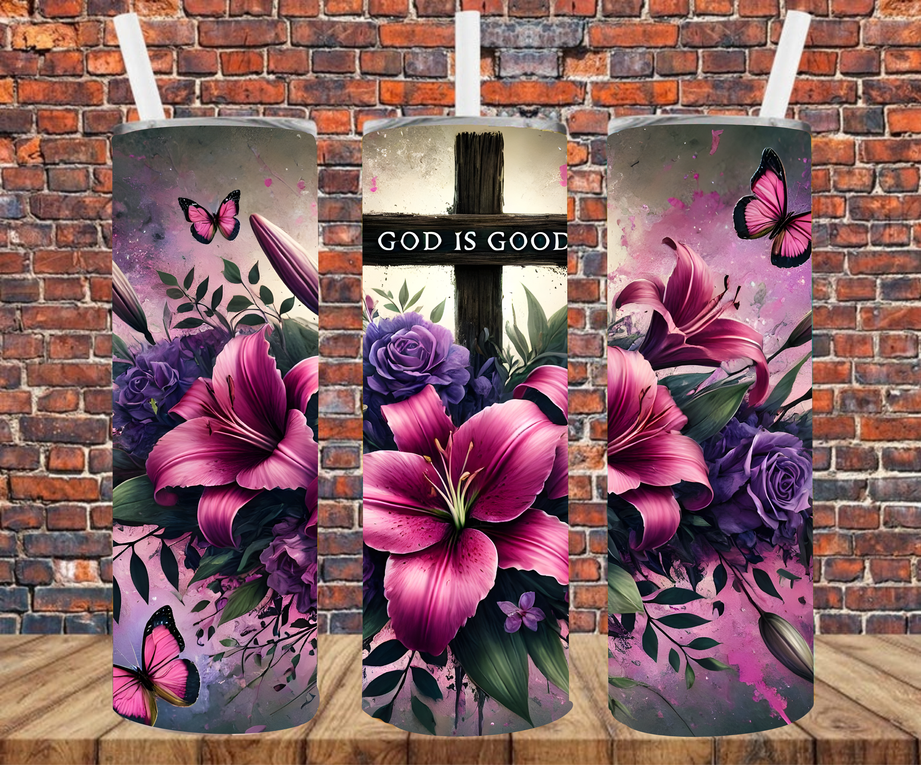 God Is Good - Tumbler Wrap - Sublimation Transfers