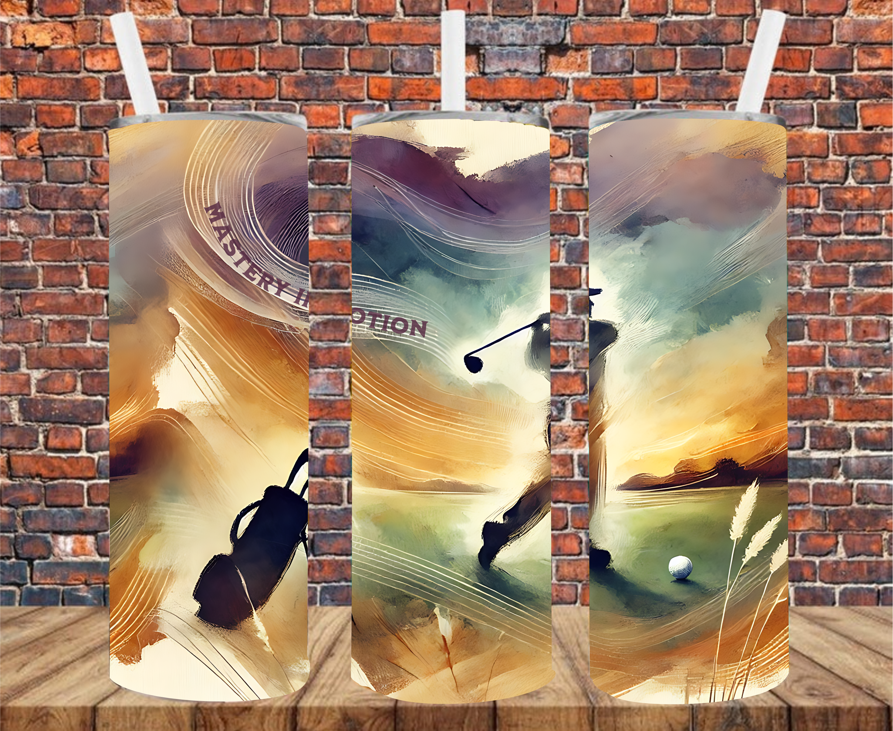 Golfing, Mystery In Motion - Tumbler Wrap - Sublimation Transfer