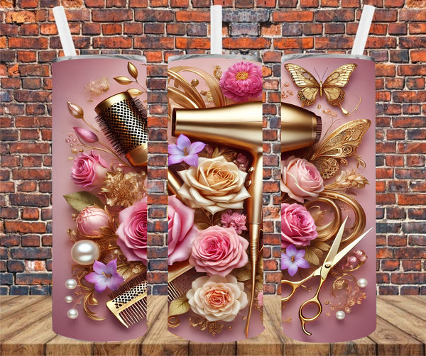 Hair Dresser - Tumbler Wrap - Sublimation Transfer