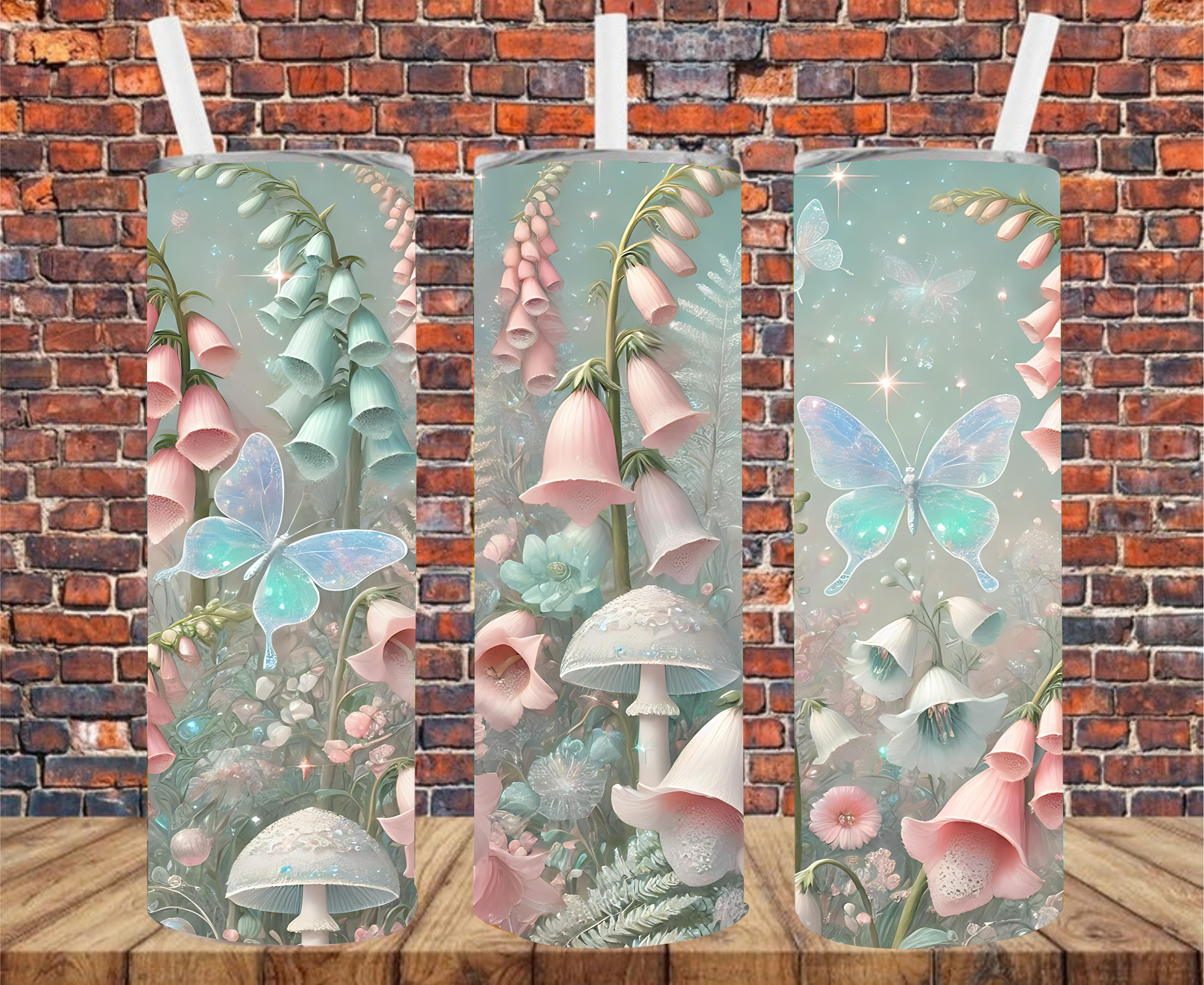 Floral - Tumbler Wrap - Sublimation Transfer