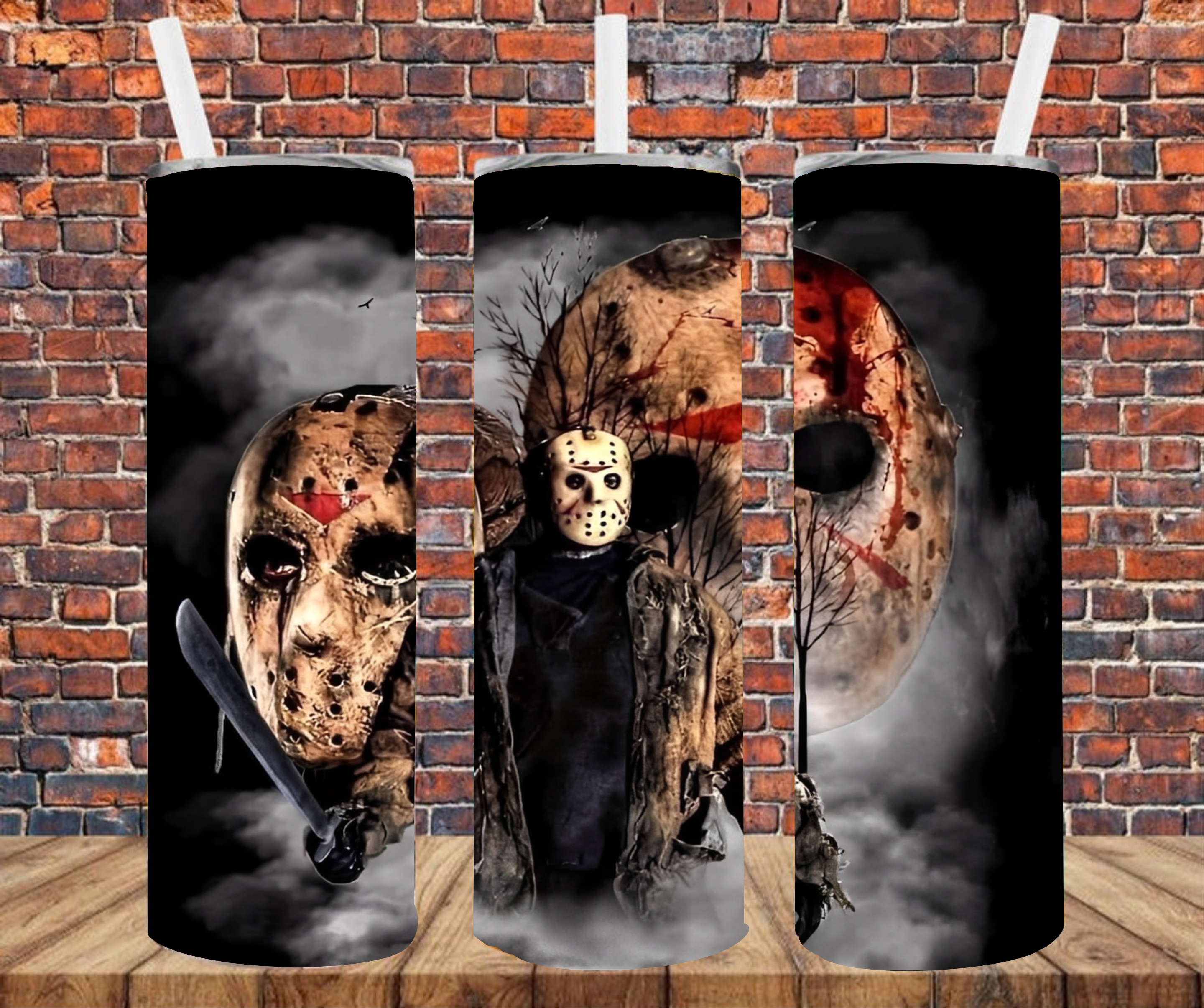 Horror - Tumbler Wrap - vinyl Transfers