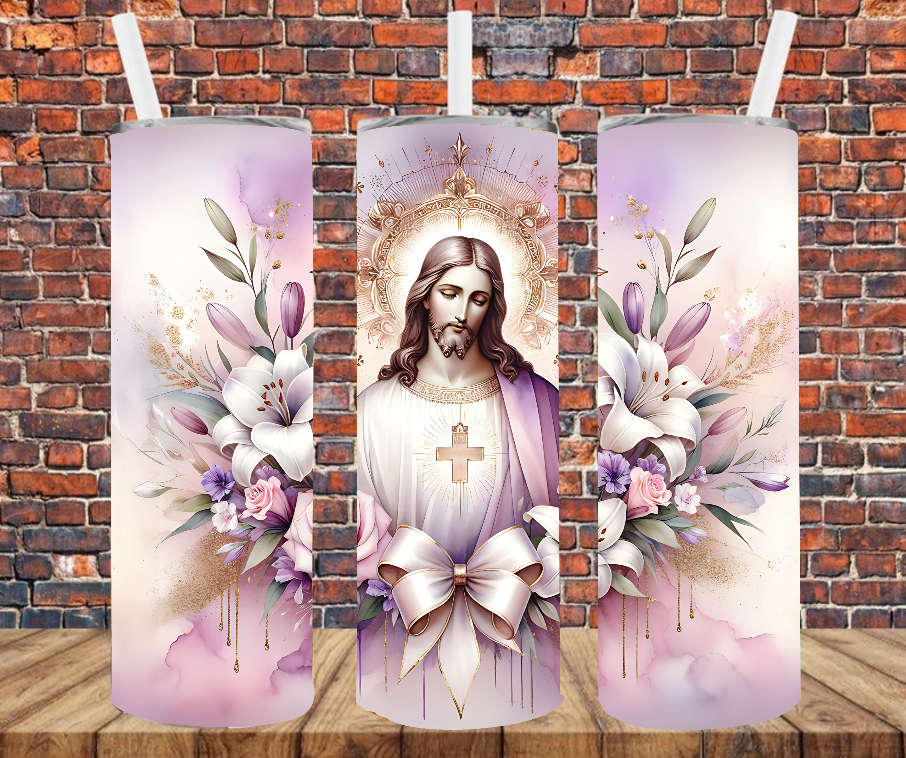 Jesus - Tumbler Wrap - Sublimation Transfer