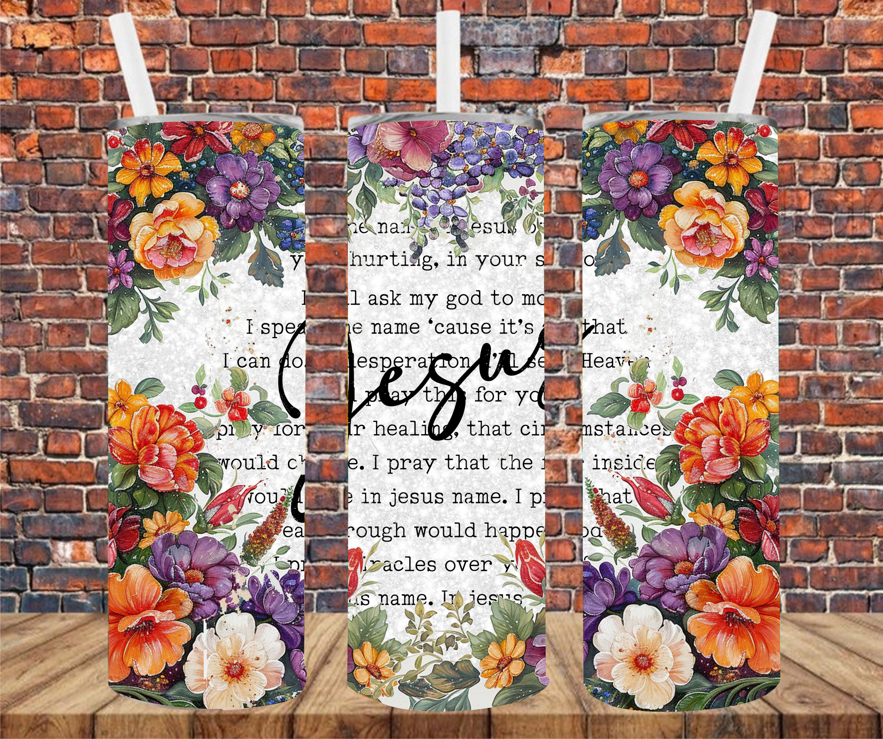 Jesus - Tumbler Wrap - Sublimation Transfer