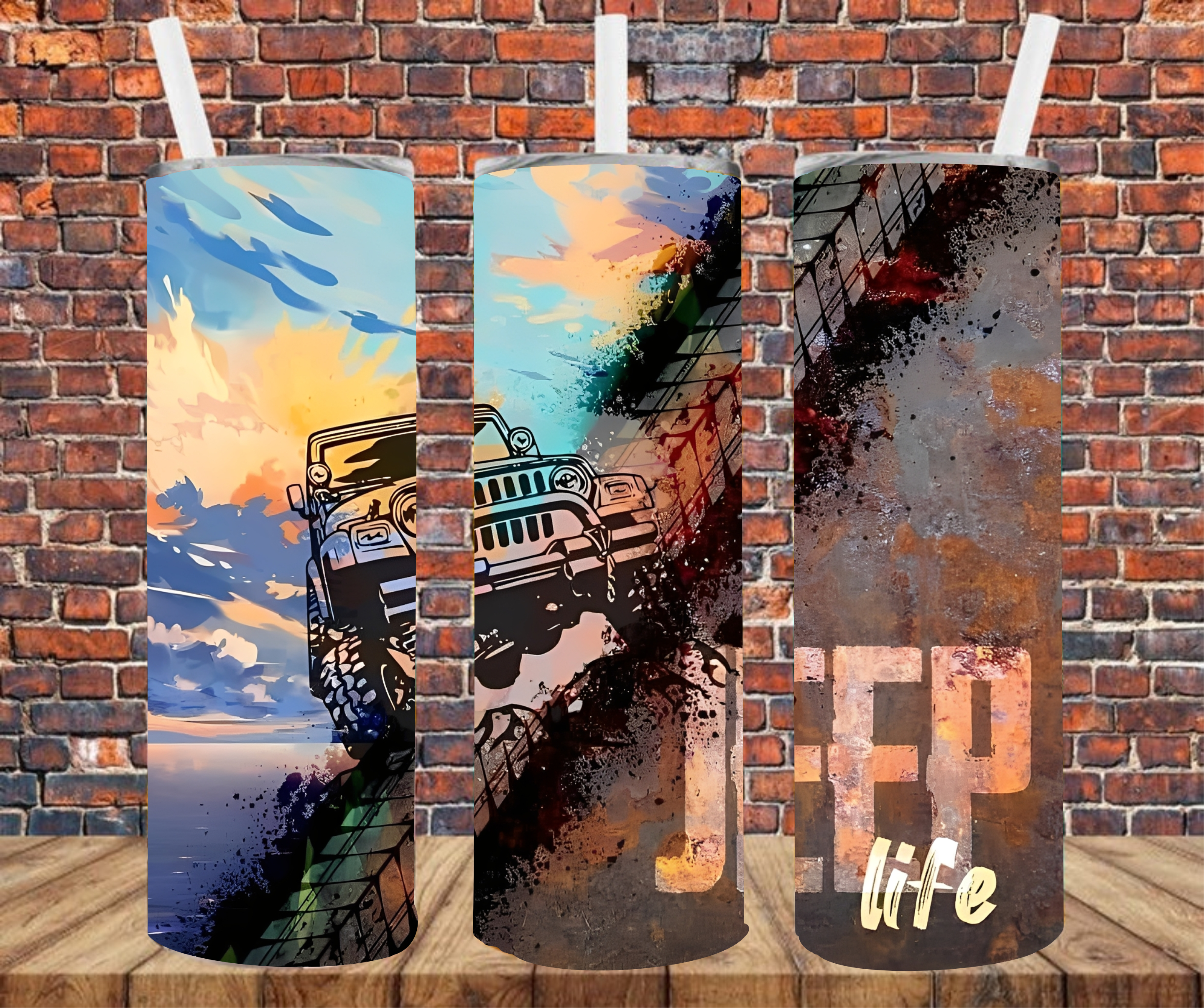 Off Road - Tumbler Wrap - Sublimation Transfers