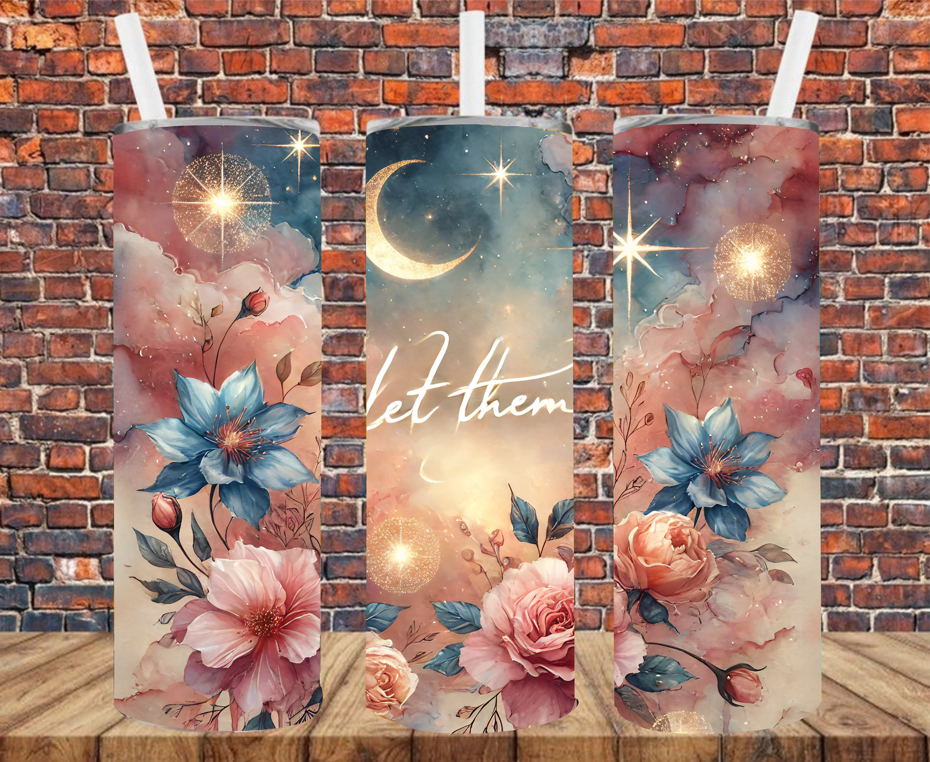 Let Them - Tumbler Wrap - Sublimation Transfer