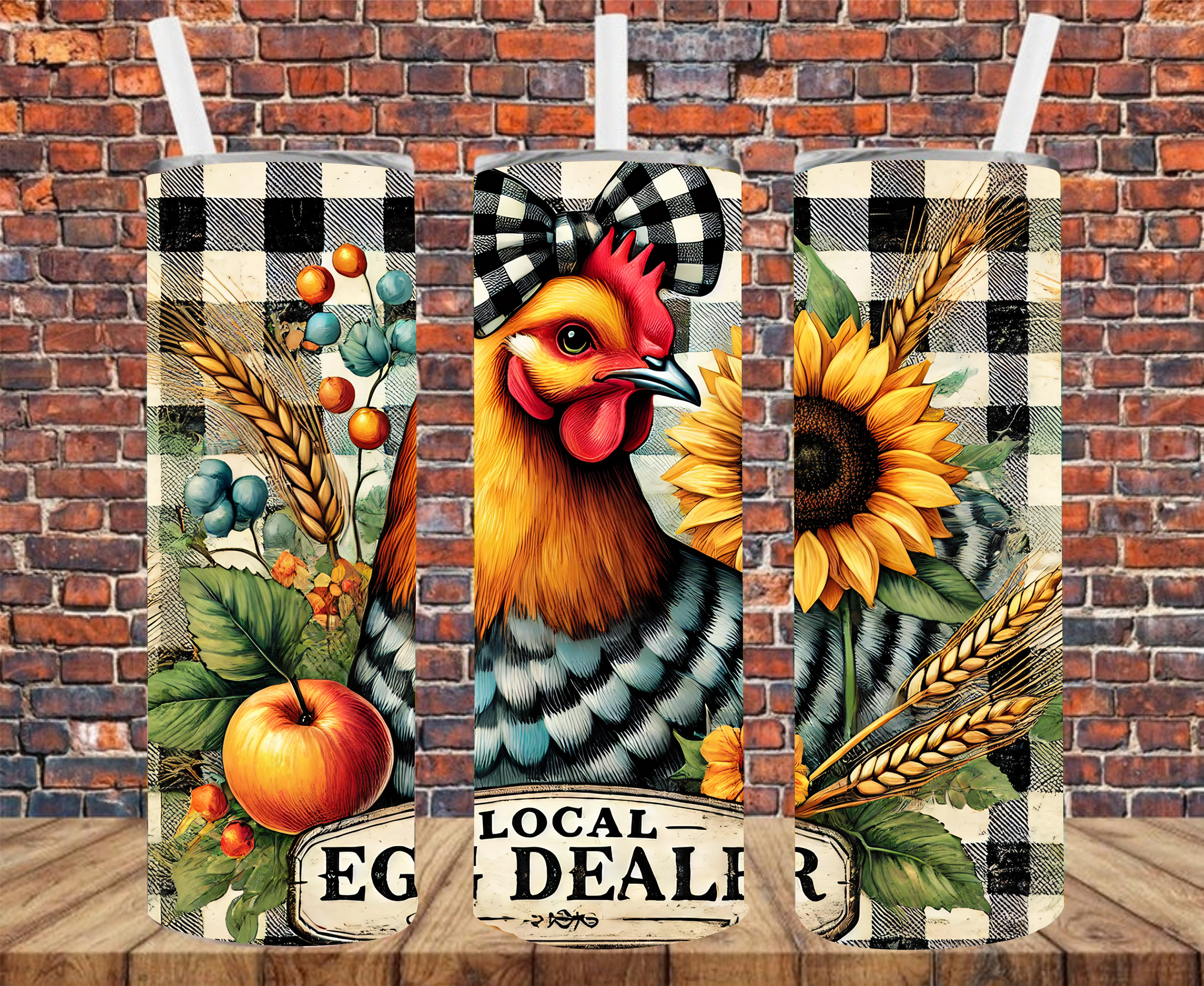 Local Egg Dealer - Tumbler Wrap - Sublimation Transfer